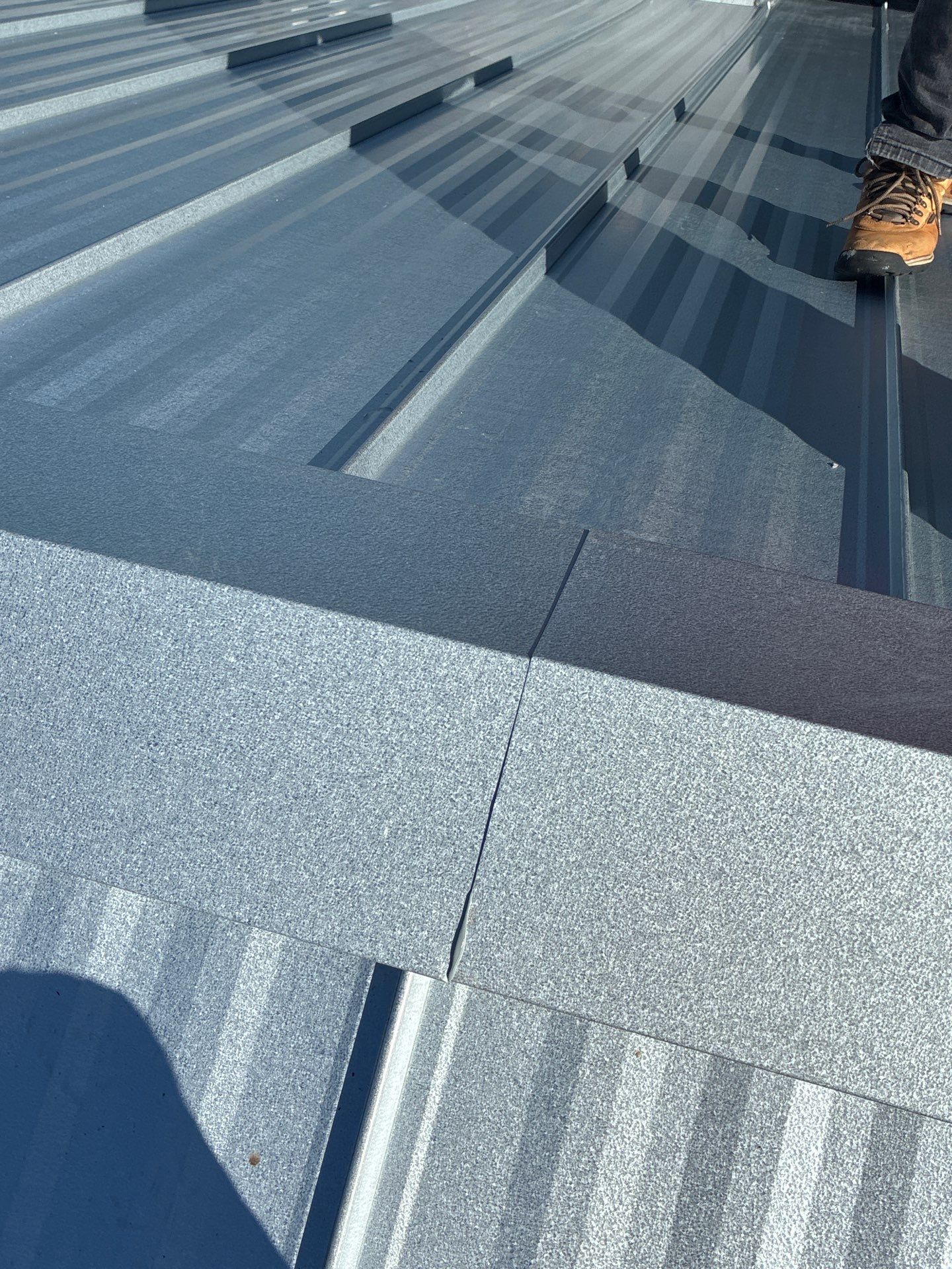 24ga 1" Nail-Strip Mill Finish by Total Roofing System The Metal Roof Experts