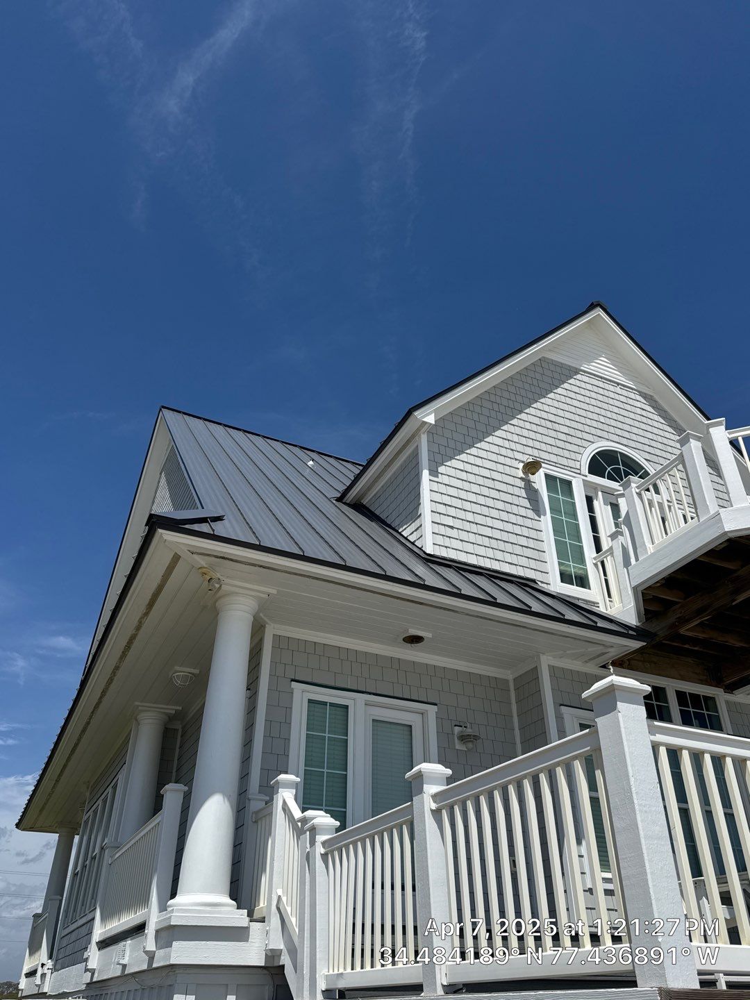 Standing Seam Metal Roof Replacement- North Topsail Beach, NC by Summit Roofing 