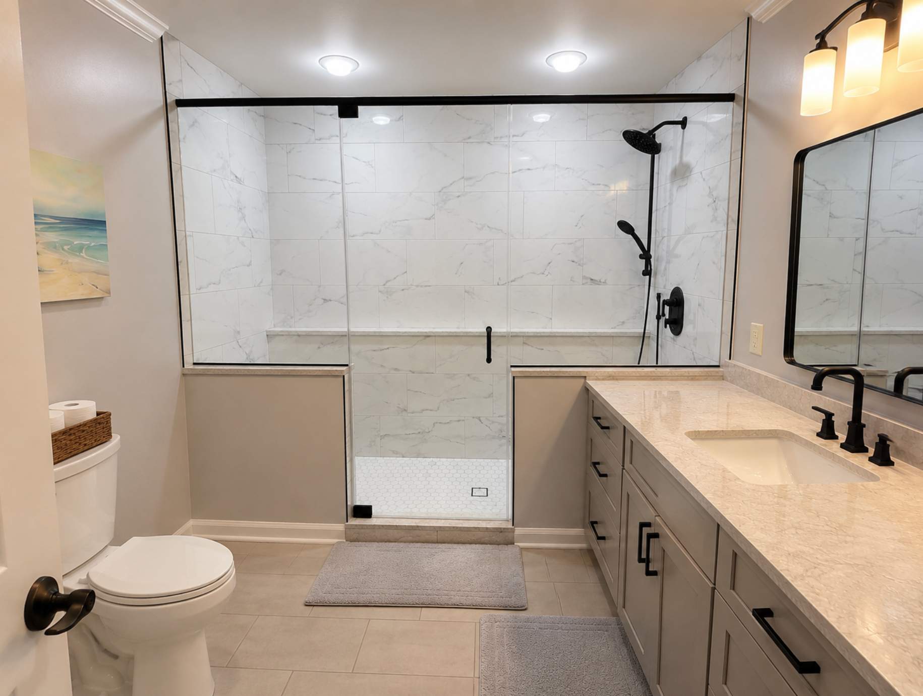 Langley Bathroom Remodel by Integrity Tile and Home LLC