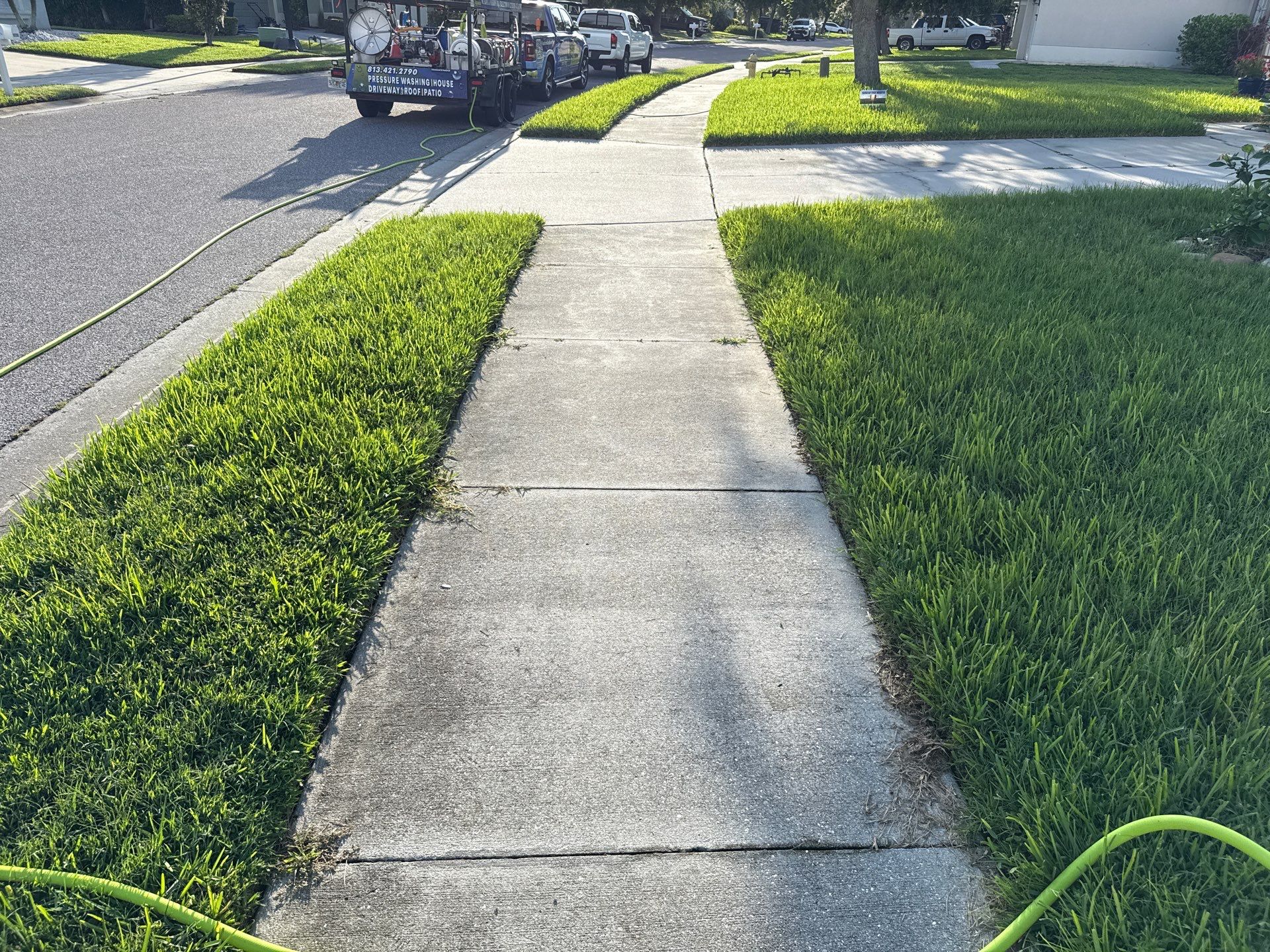 Complete House & Concrete Cleaning in Harrison Ranch Community – Parrish, FL by Sunshine AquaWash