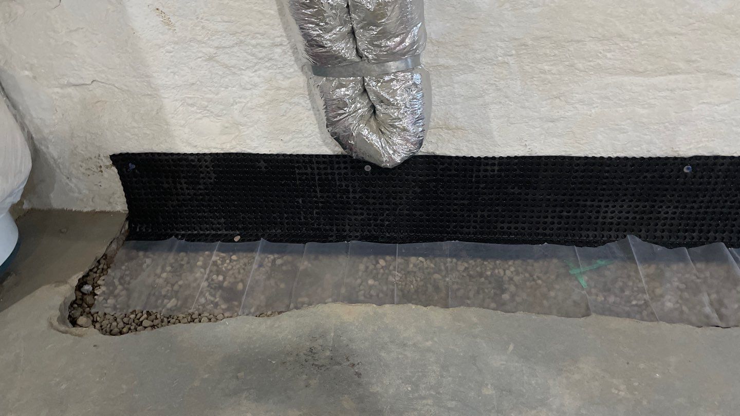 Interior Drain Tile & Wall Drainage in Northeast Minneapolis by Waterproofing Northeast