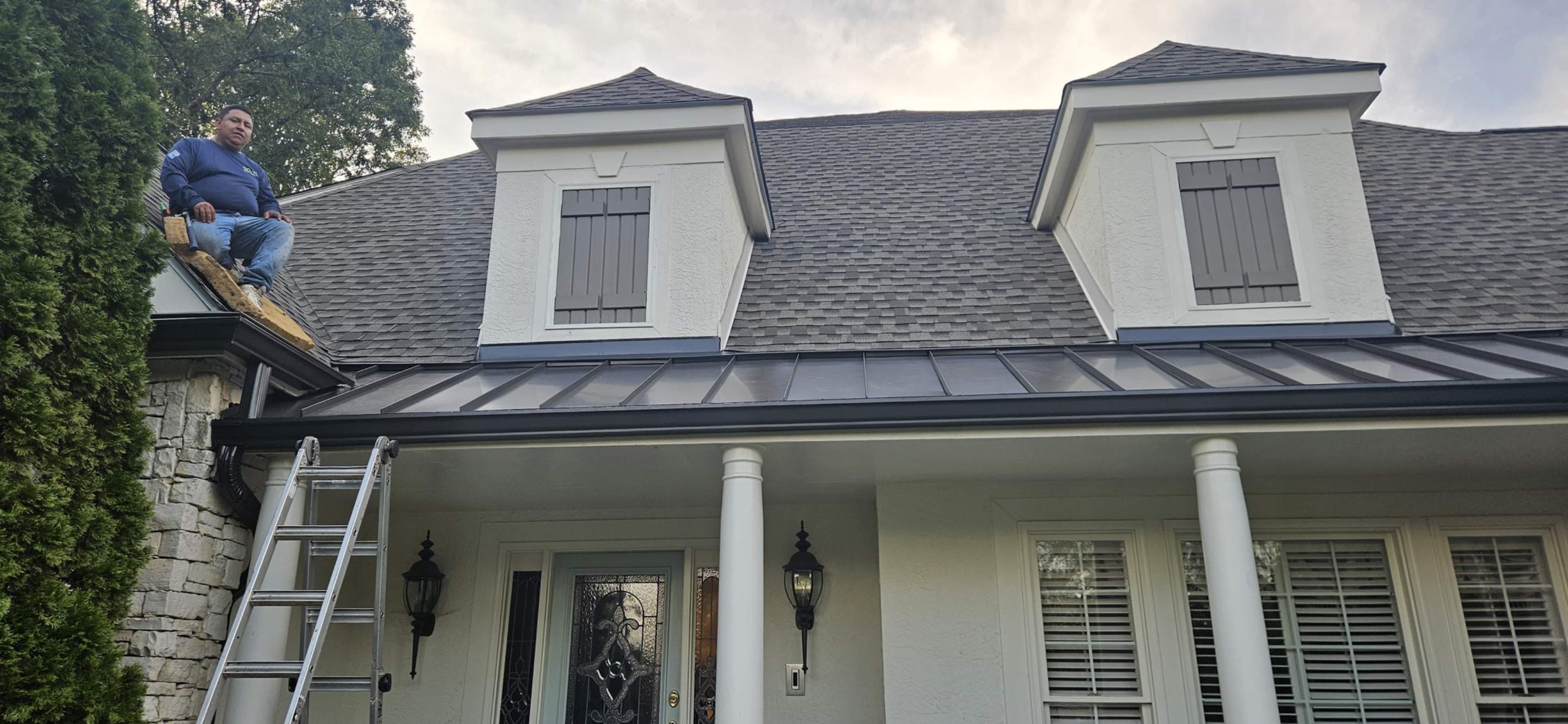  Fawndale Wy Roof & Metal Porch Replacement  by Dom Roofing & Restoration