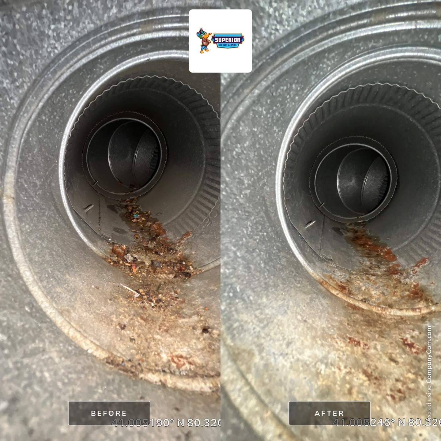 Air Duct Cleaning With a Vacuum Truck in New Castle, PA by Superior Air Duct Cleaning