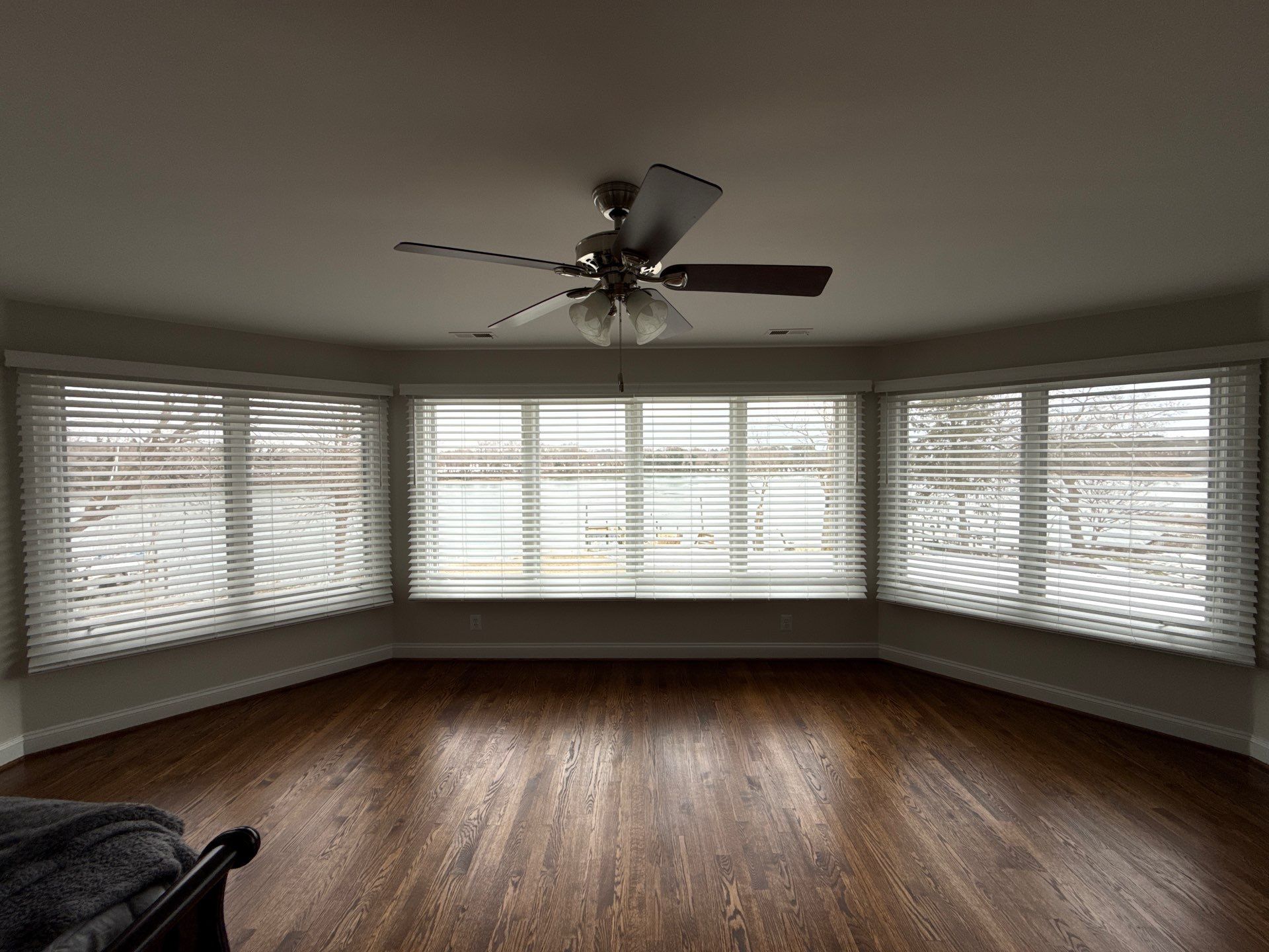 Faux Wood Blinds Project in Broomes Island, MD by Southern Maryland Custom Blinds