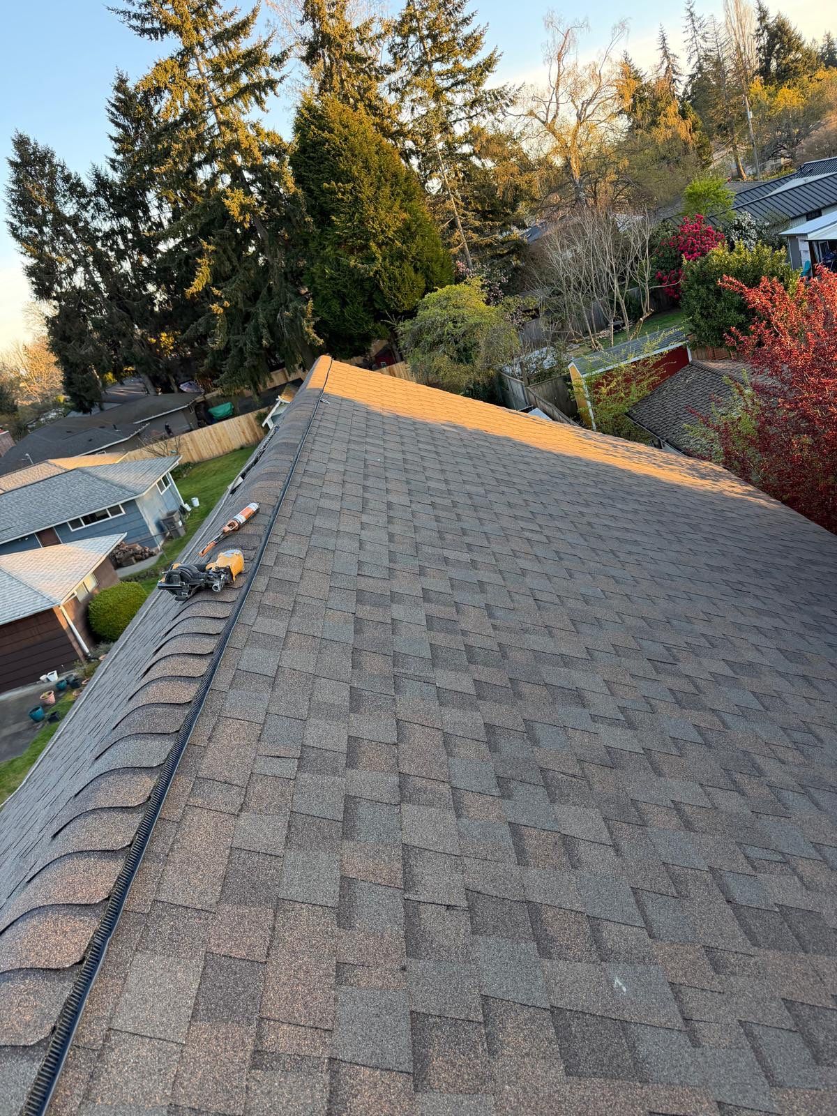 Residential Roofing Installation using GAF UHDZ Shingles by Roofing Formula LLC