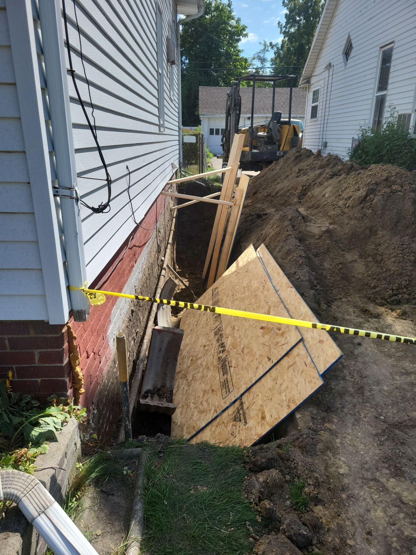 Exterior Deep Waterproofing System by Toledo Basement Repair