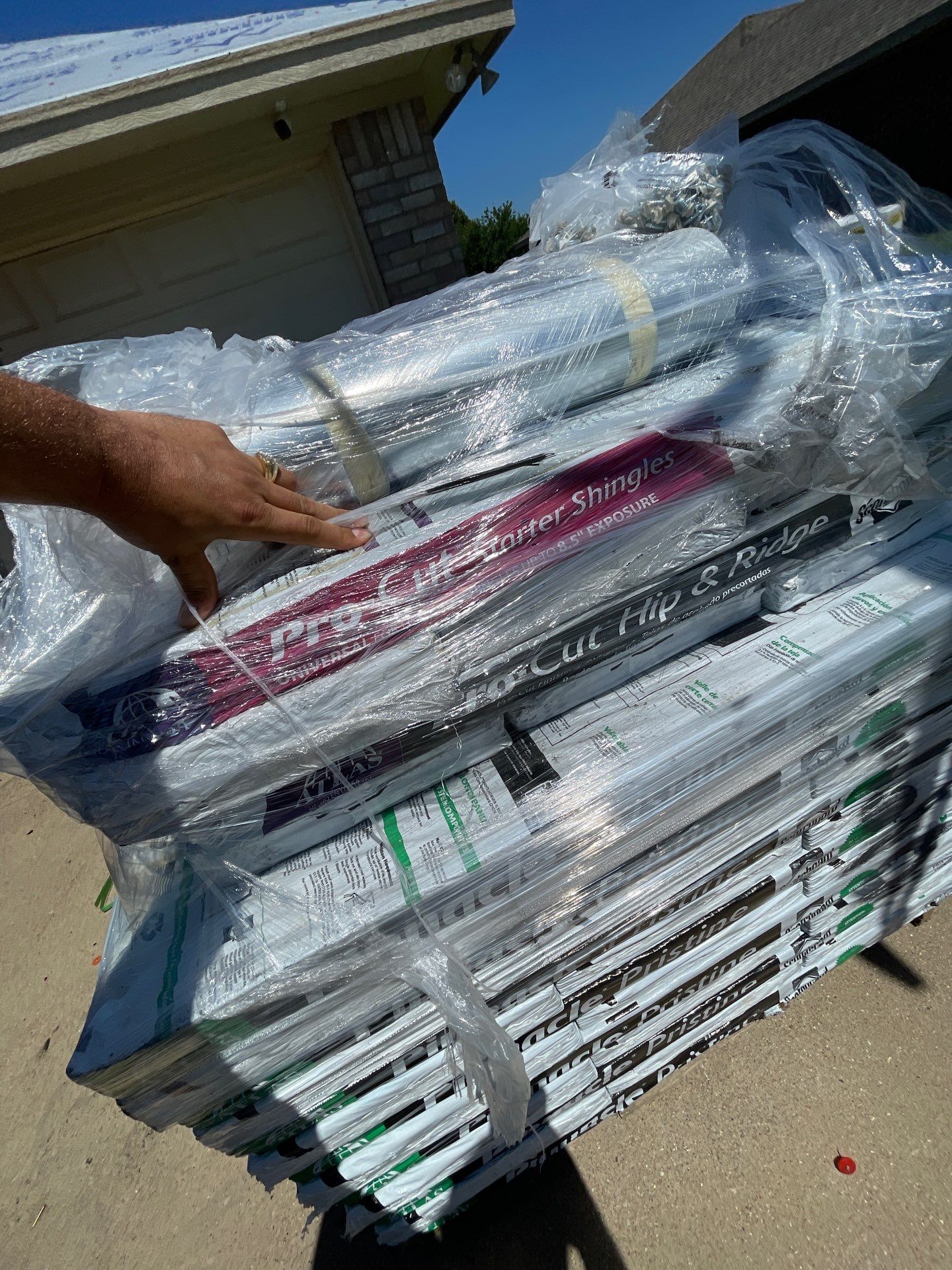Residential Roofing Installation using ATLAS Pinnacle Pristine Shingles by Harvey Roofing & Construction