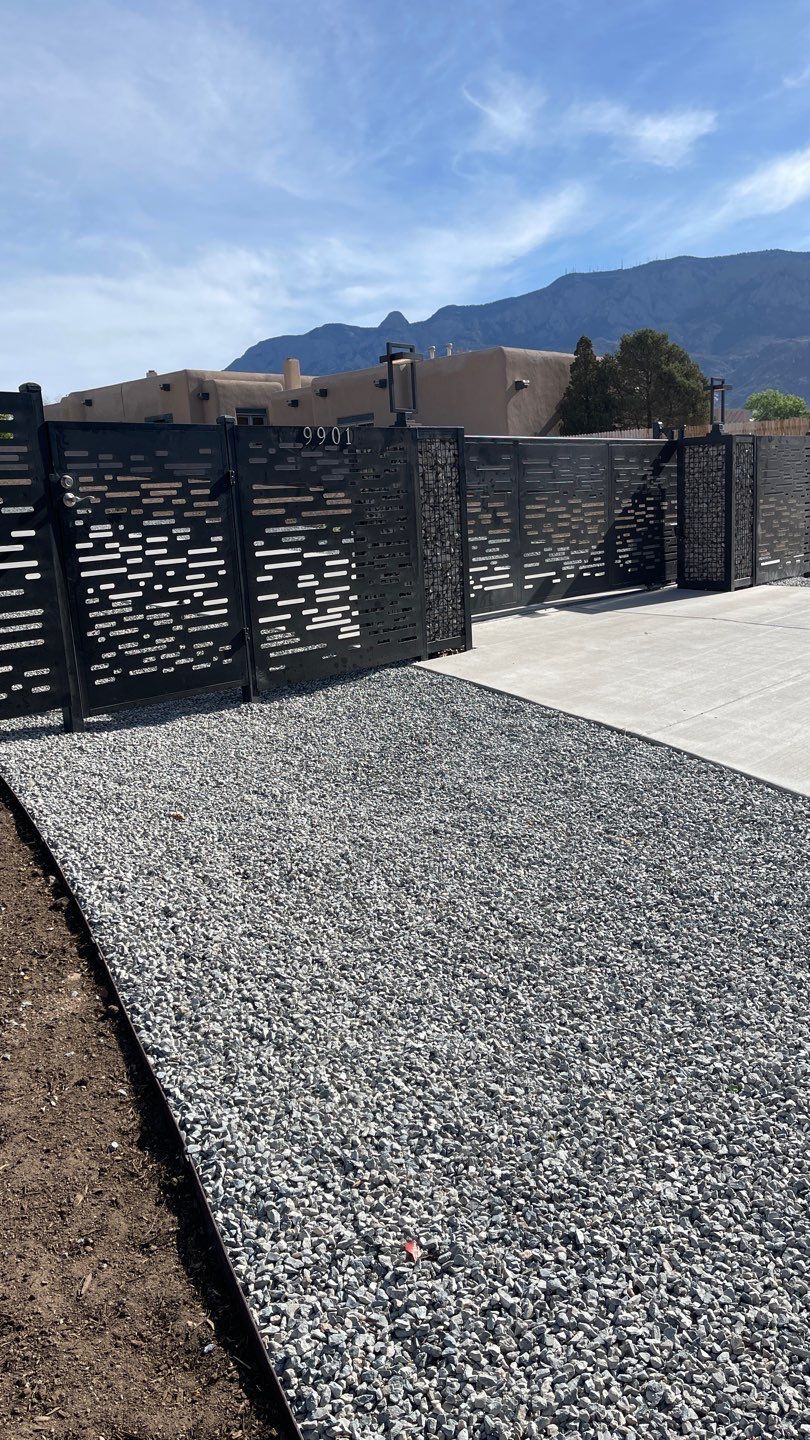 Residential using Custom Wrought Iron and DM Contempo by Valley Fence Company