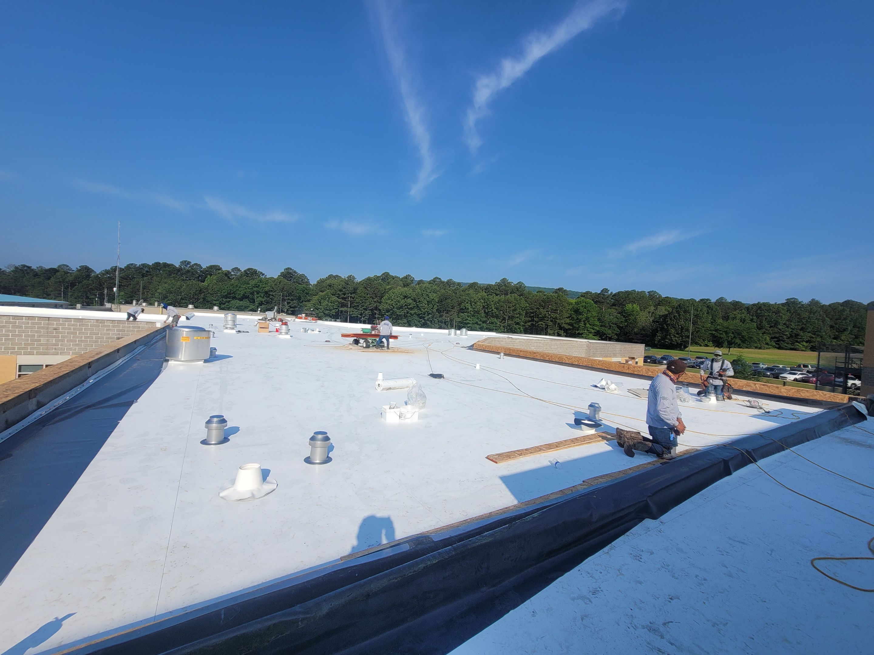 Choctaw Nation Hospital - Med Surg Building by Hostetler Roofing