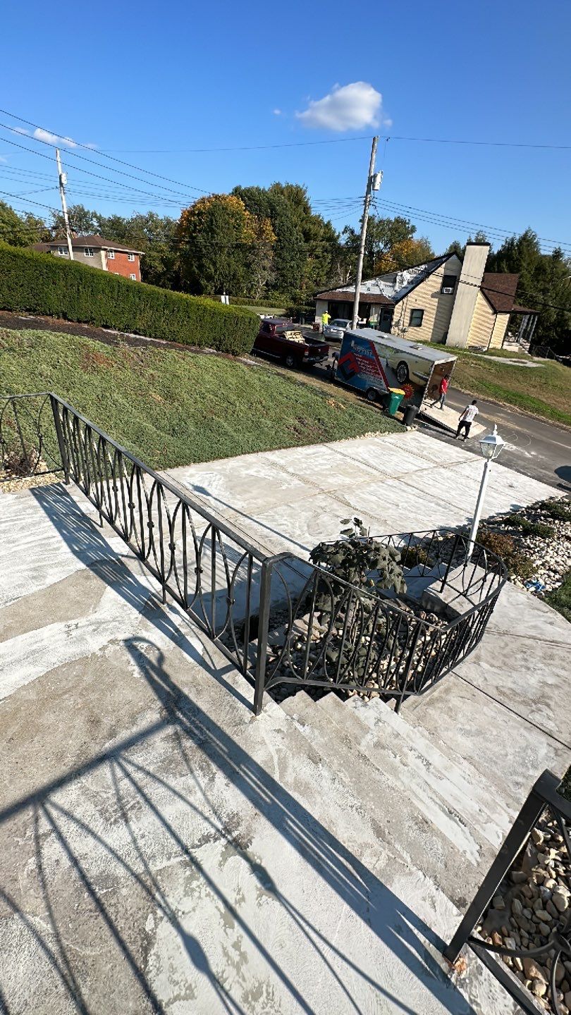 Driveway + Porch + Steps + Walkway Project in Robinson by Floors in a Day, Inc