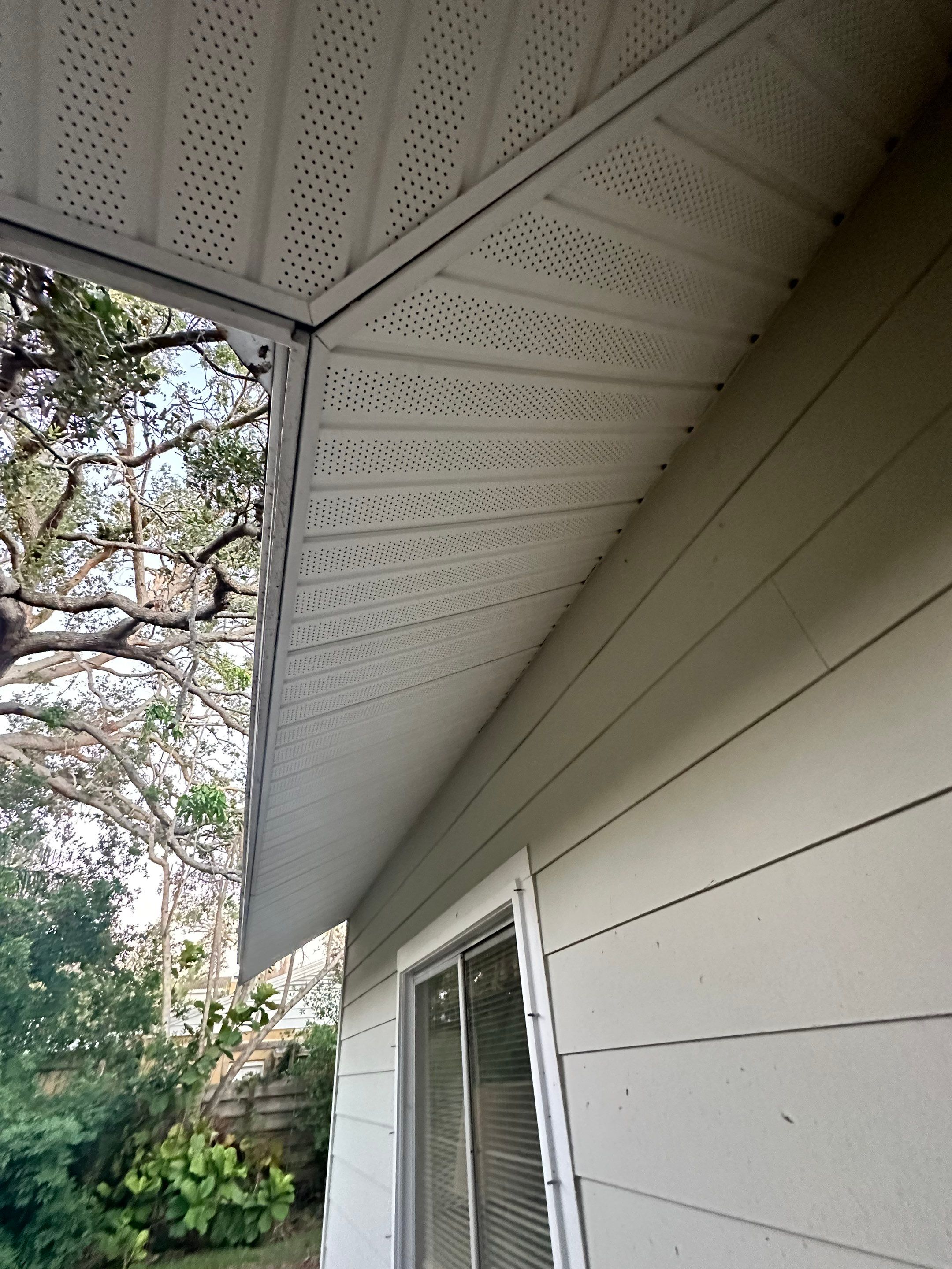 Replace All Soffit in the House in Sarasota FL by Gutter Professors