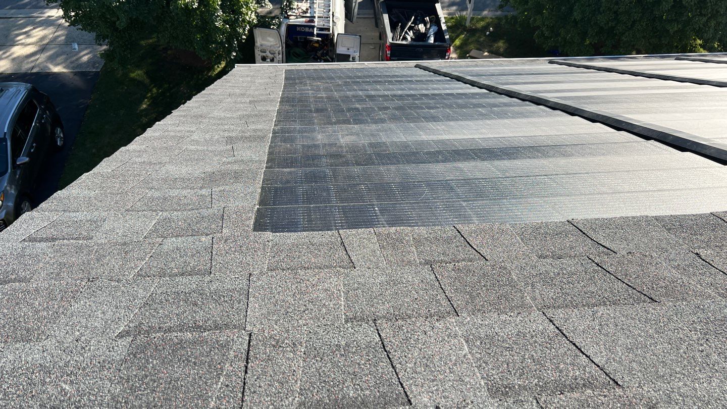 GAF Timberline Solar Roof Ellicott City, MD by American Home Contractors