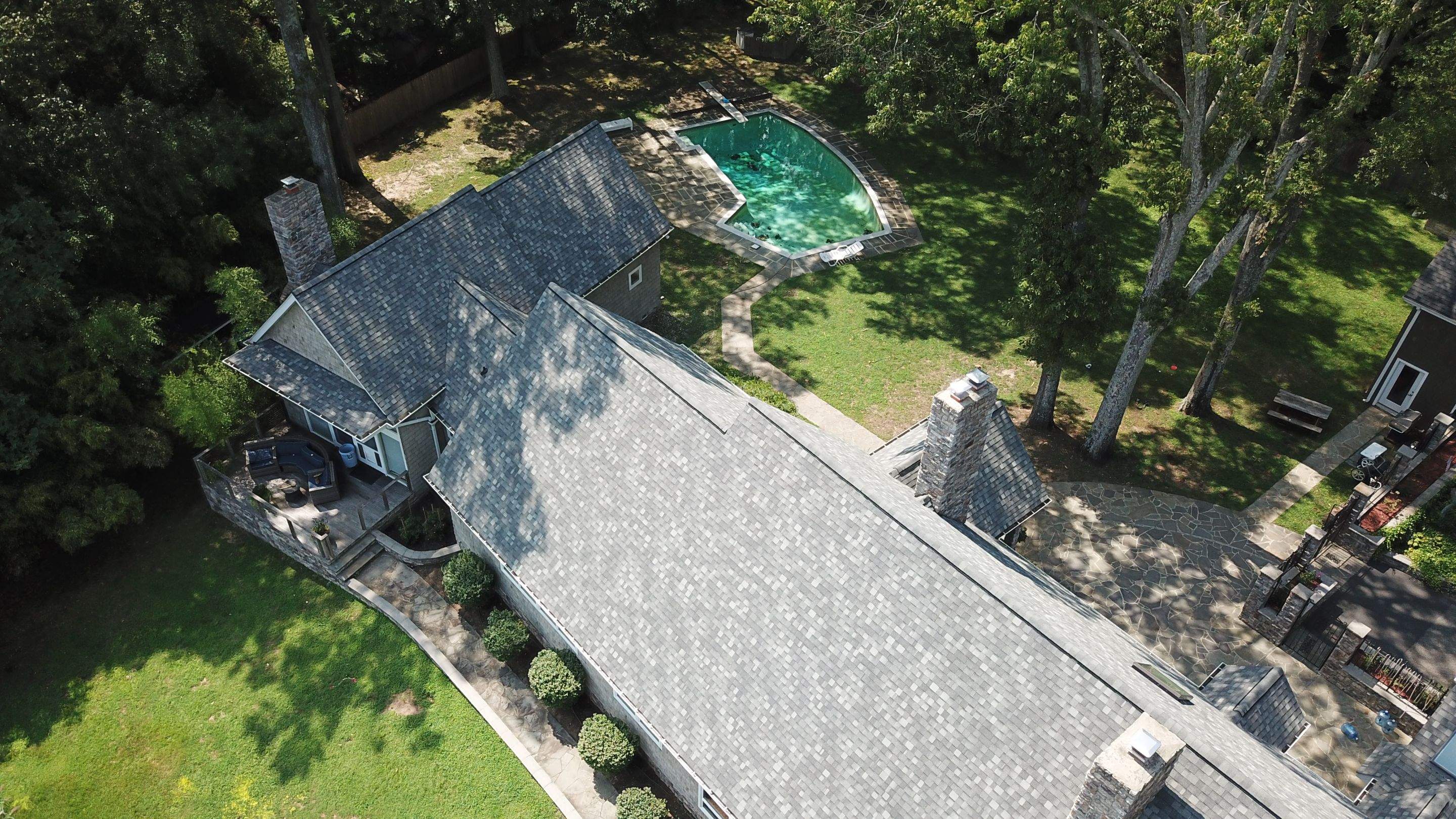 Roof Replacement using IKO Dynasty by American Home Contractors