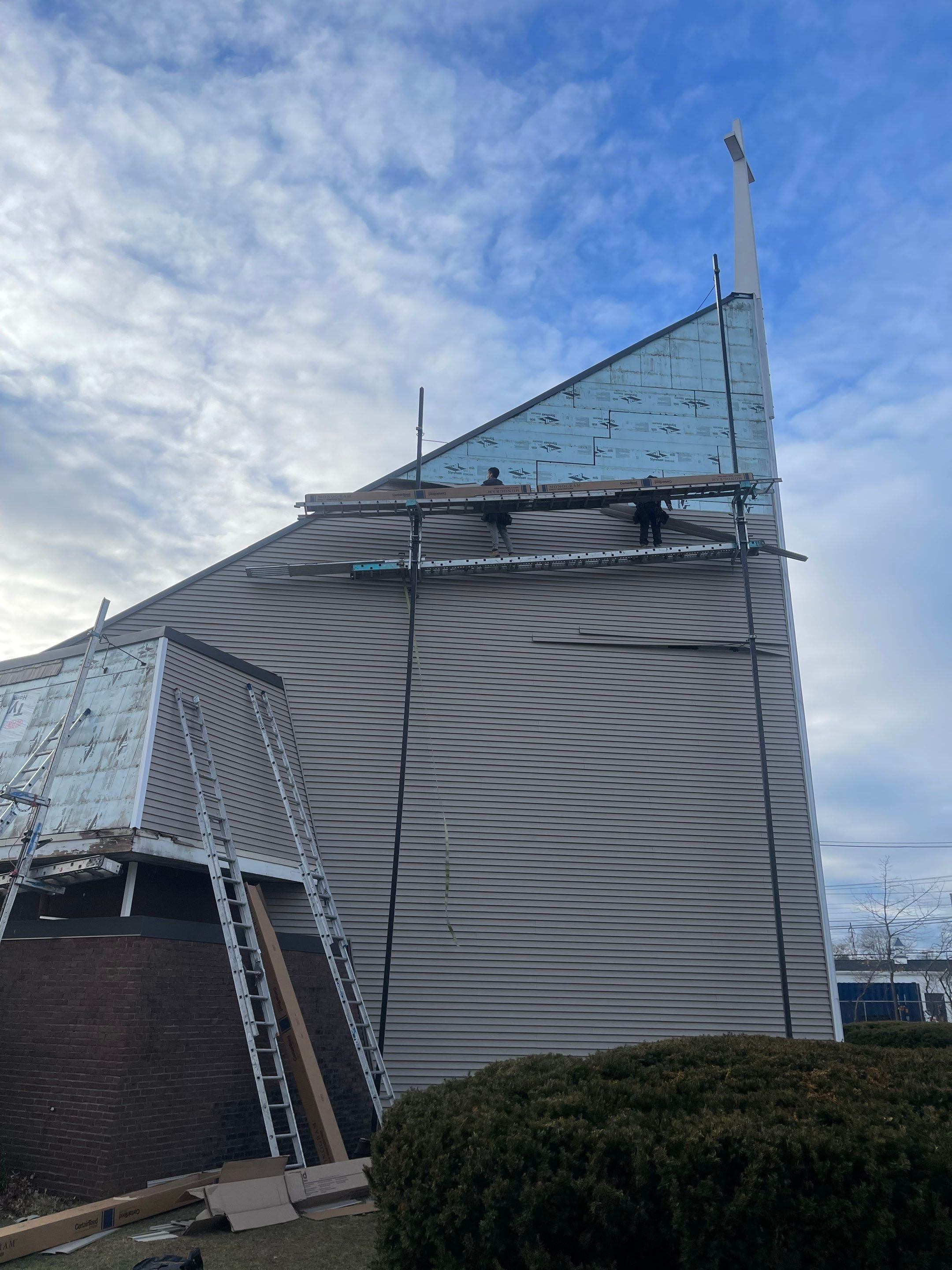 Siding Installation using Certainteed Monogram by A Plus Exterior