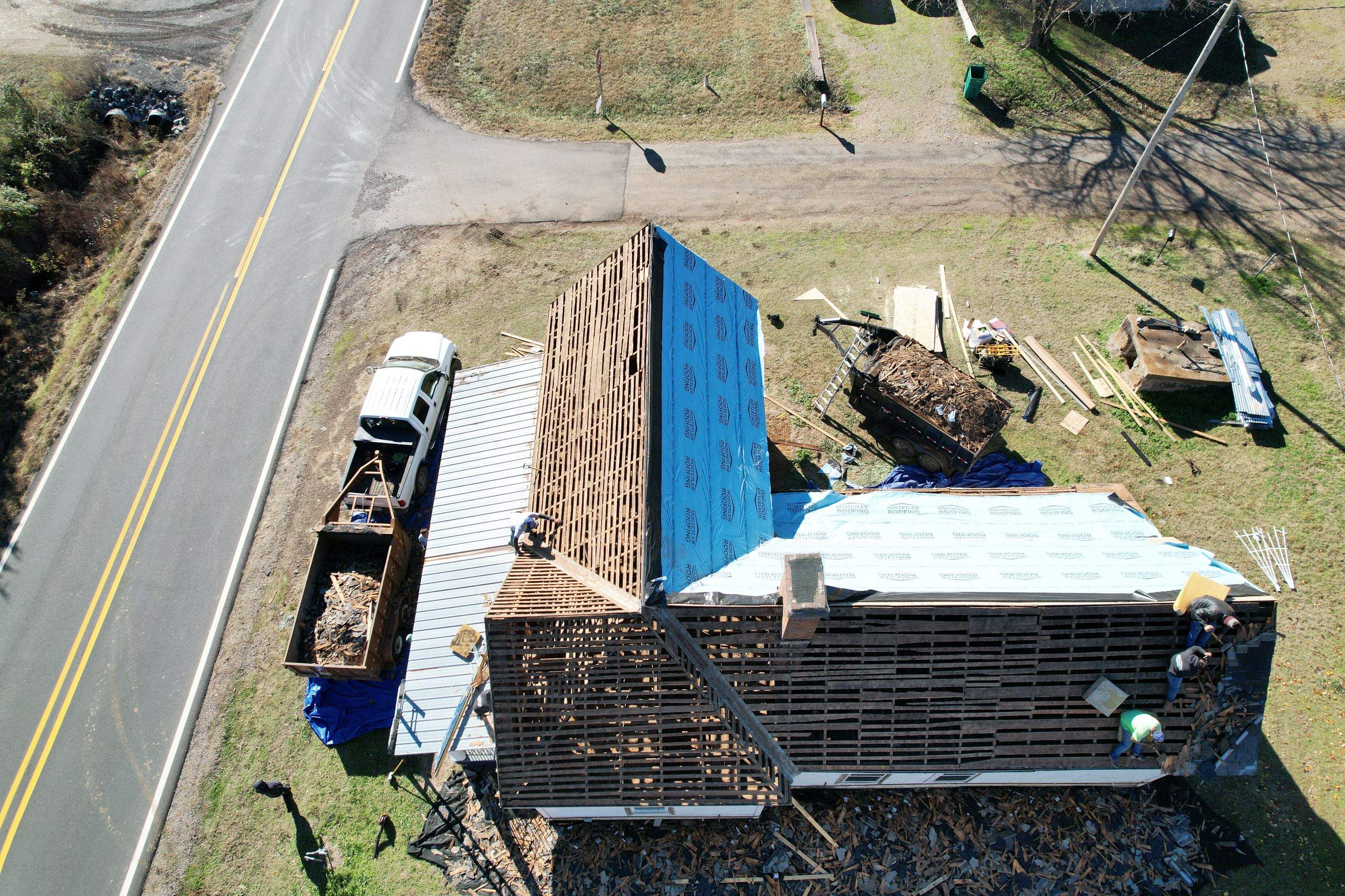 Residential Roof Replacement in Nashville, AR by Hostetler Roofing