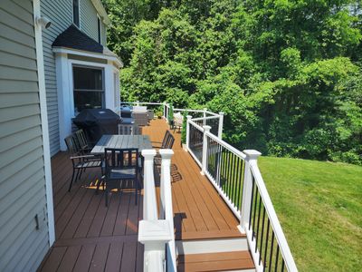 Deck refacing project in Framingham, MA
