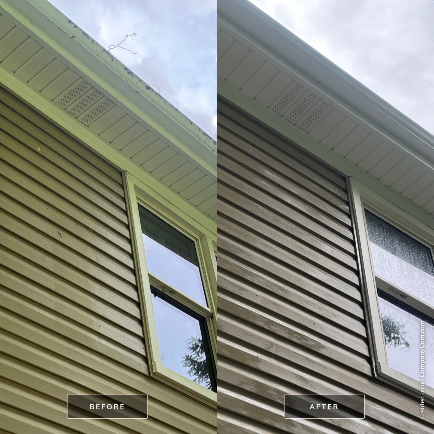 Project in Island Lake by Simmons Power & Soft Washing