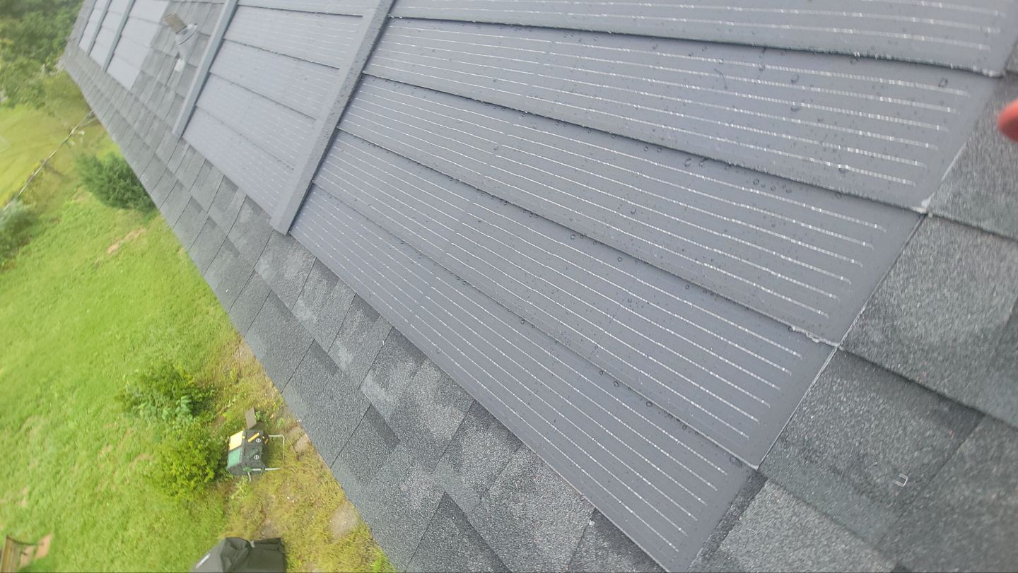 Roof and Solar Installation using GAF Timberline Solar HDZ by ExteriorPros