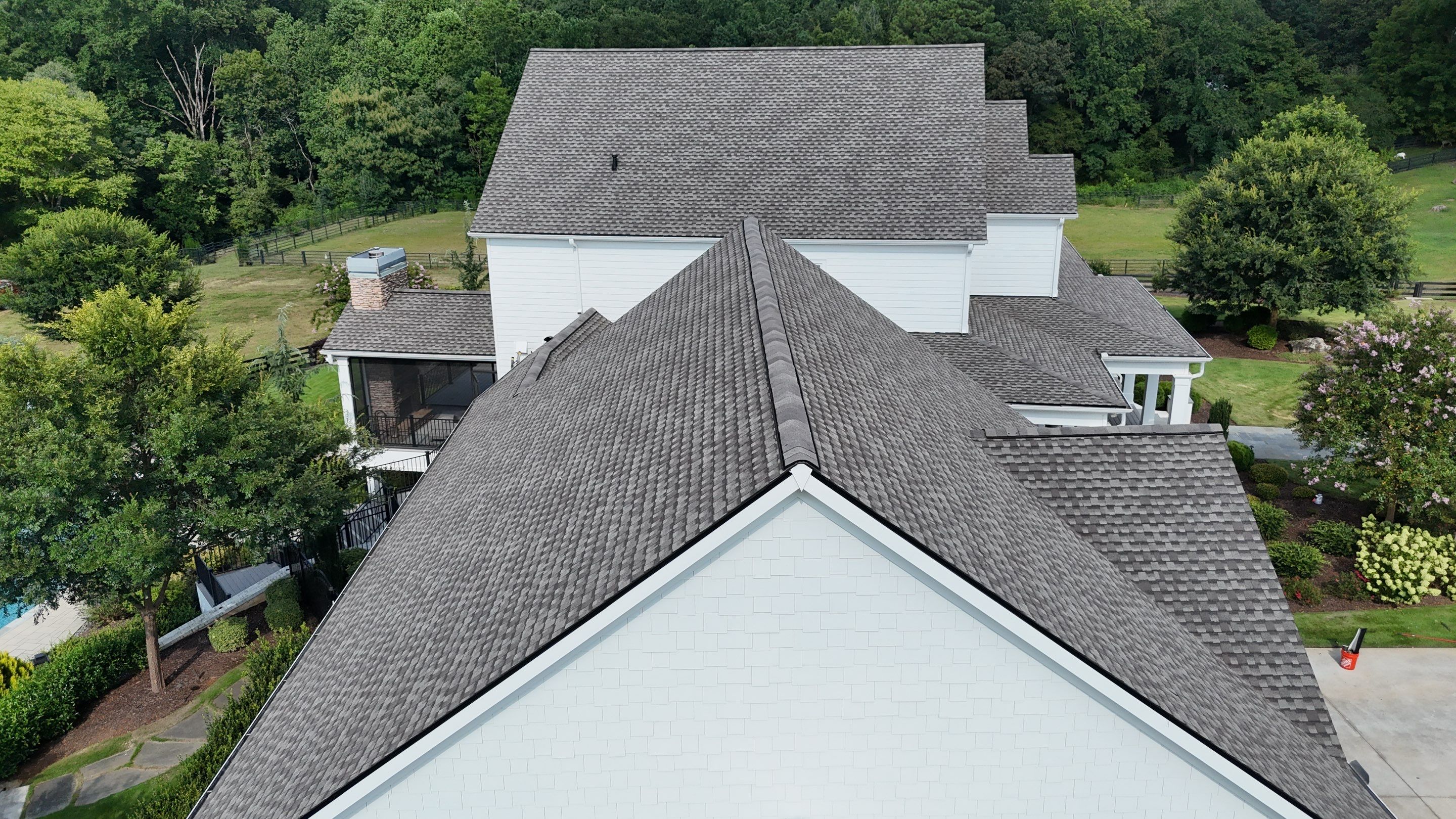 Cumming, GA Roof Replacement GAF Timberline UHDZ Weathered Wood by Reset Roofing