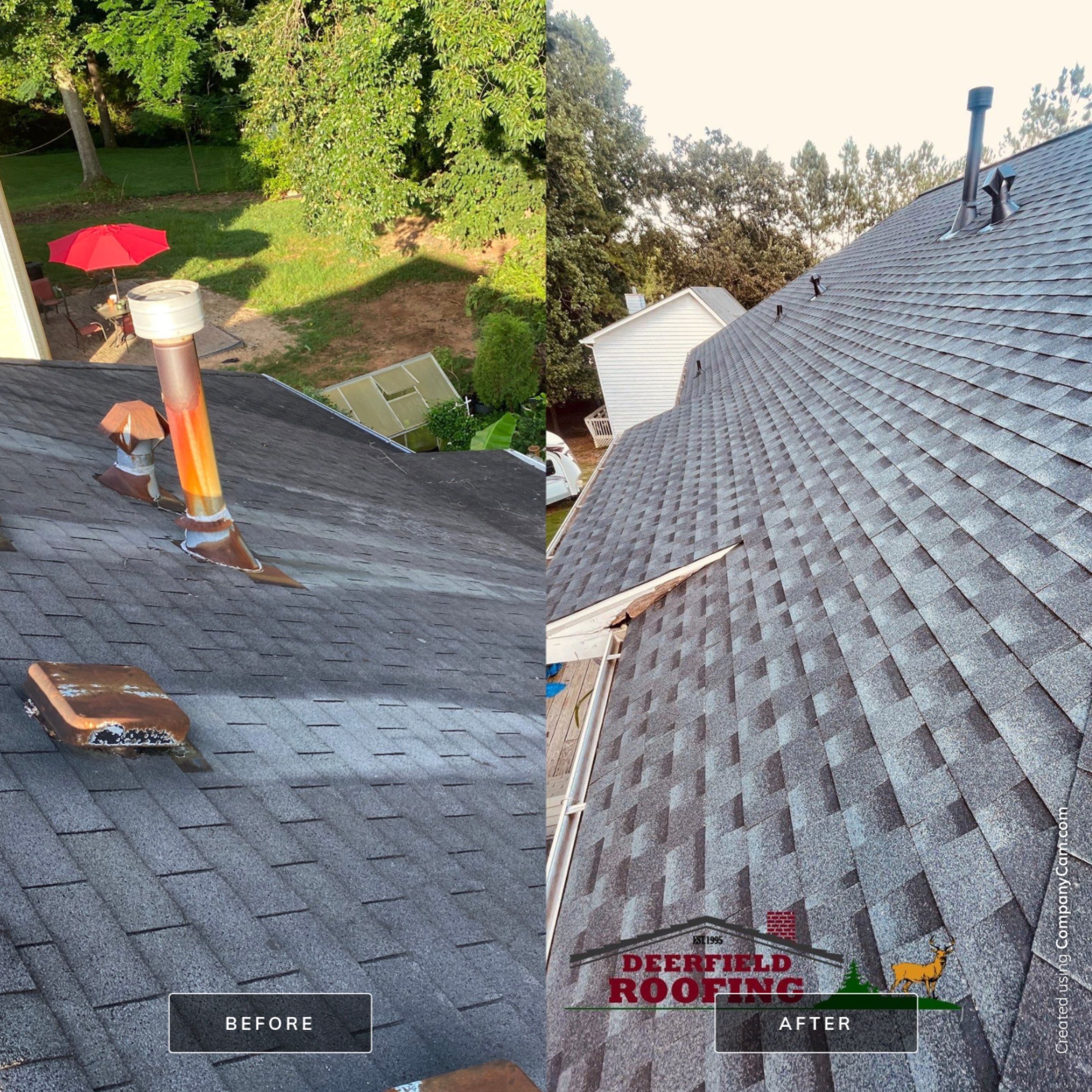 Hail Damage  by Deerfield Roofing LLC