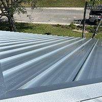 24ga 1.5" Mechanical Seam Mill Finish by Total Roofing System The Metal Roof Experts