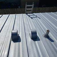 26ga 1.5" Mechanical Seam Mill Finish  by Total Roofing System The Metal Roof Experts