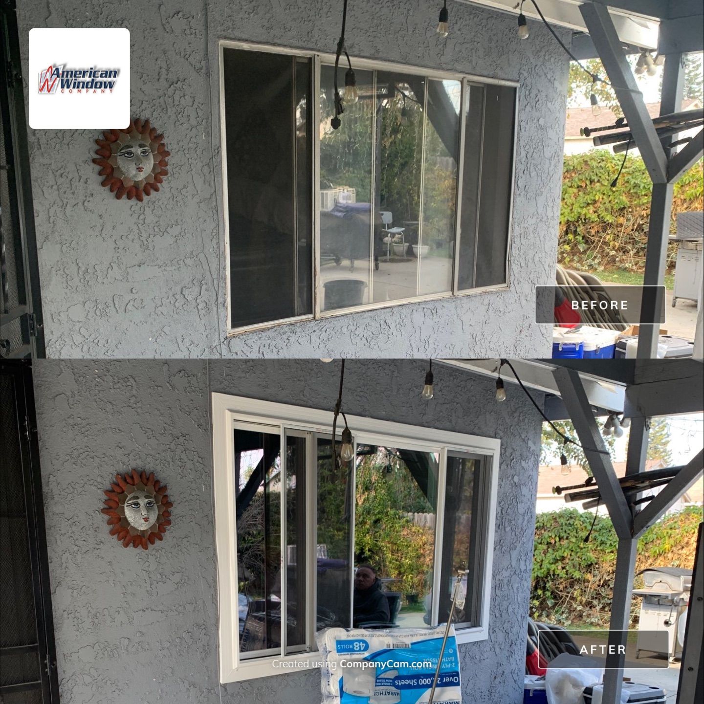 Window Installation using Vinyl Windows by American Window Company