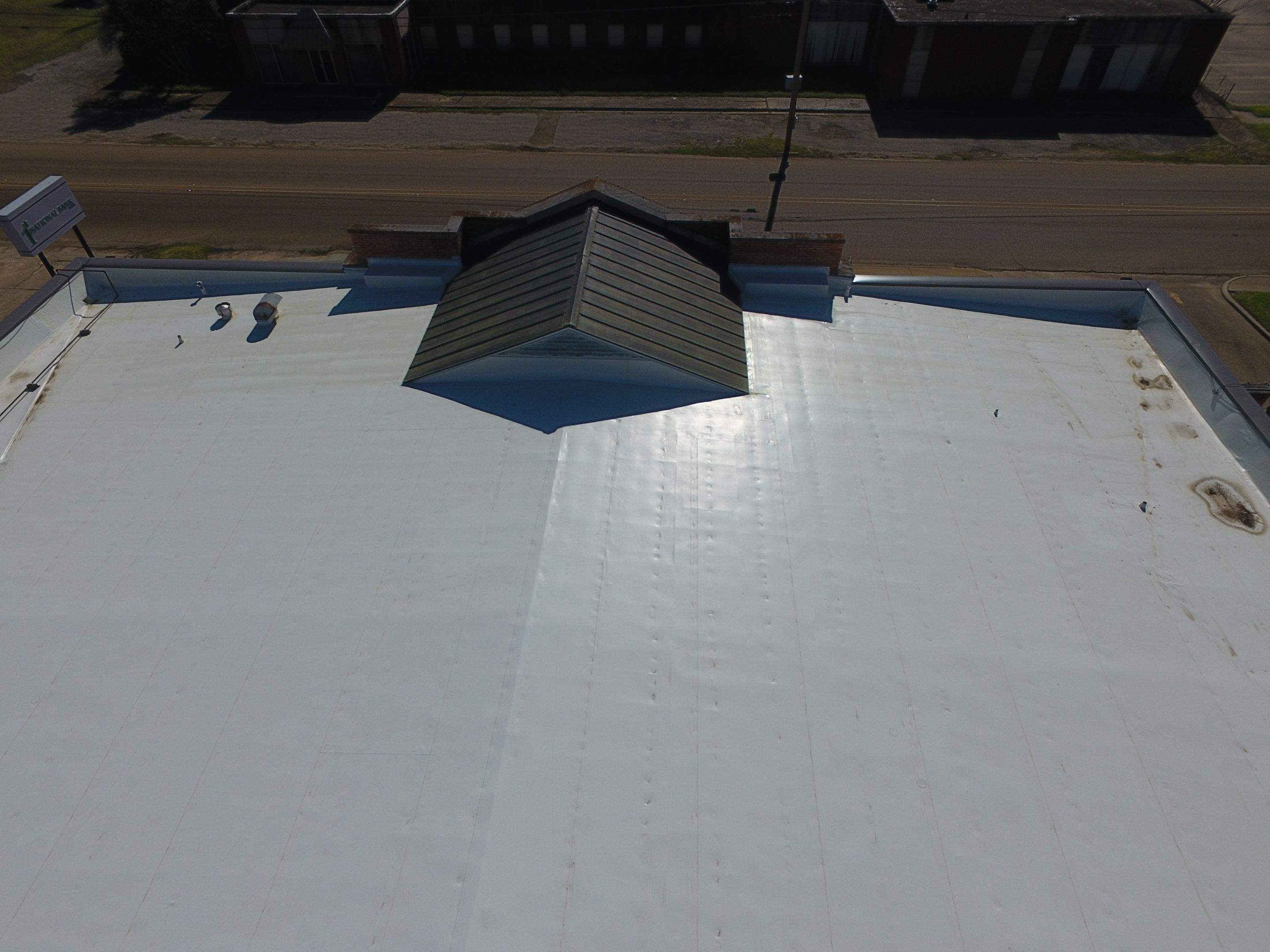 Commercial Roofing Installation using 50 mil PVC by Hostetler Roofing