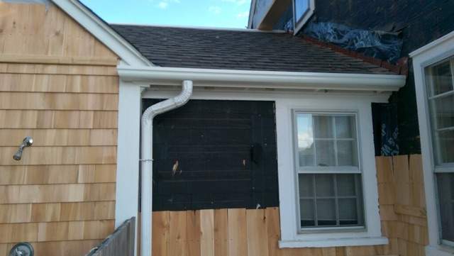 Fiberglass Gutter Installation in Falmouth, MA by Gutter Pro by Gutter Pro Enterprises