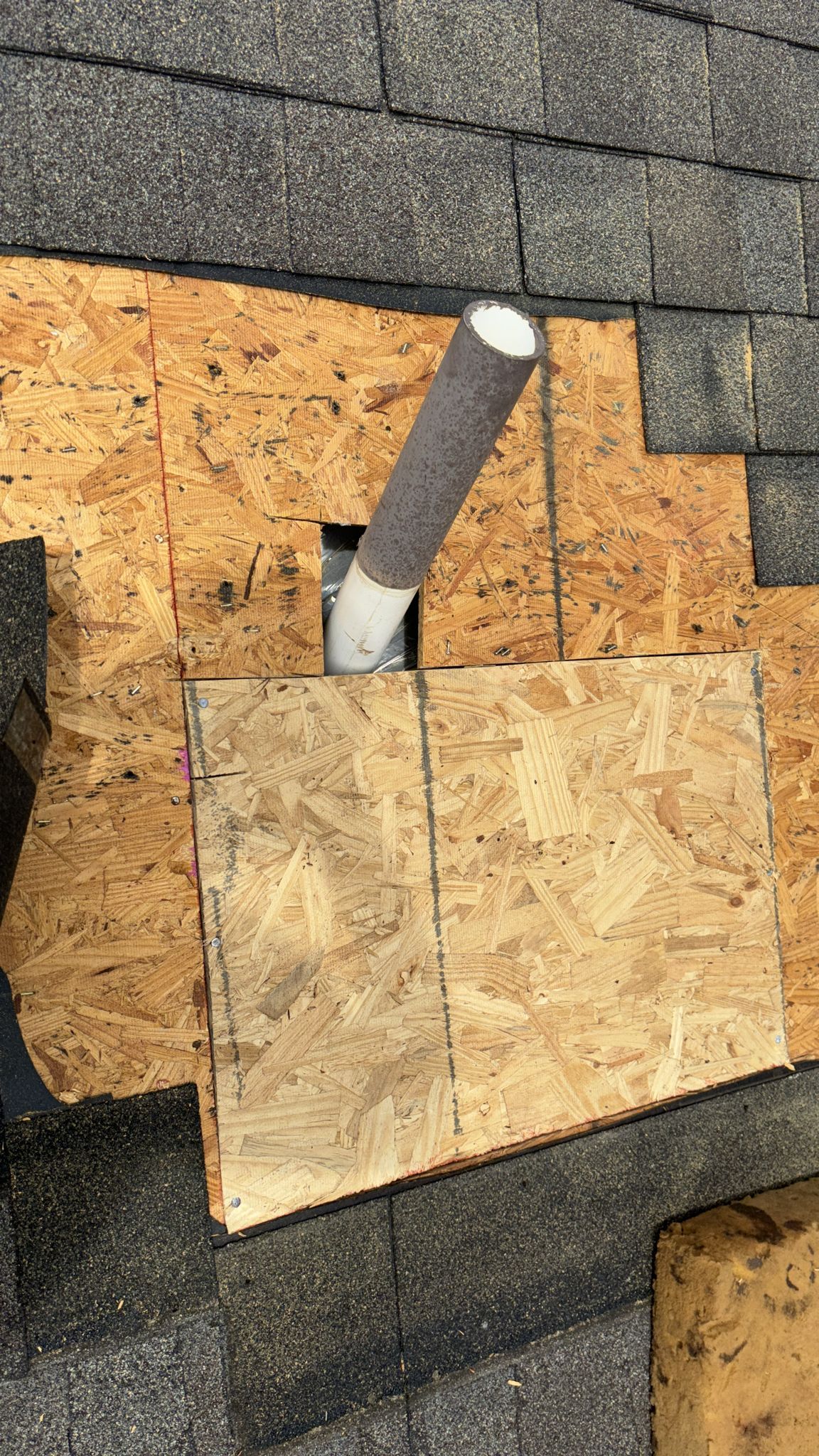 Hail Damage using Owen's Corning Duration (Lifetime) Shingles by Roof Repair Company