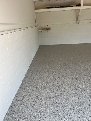 Garage Floor Coating using Cabin Fever