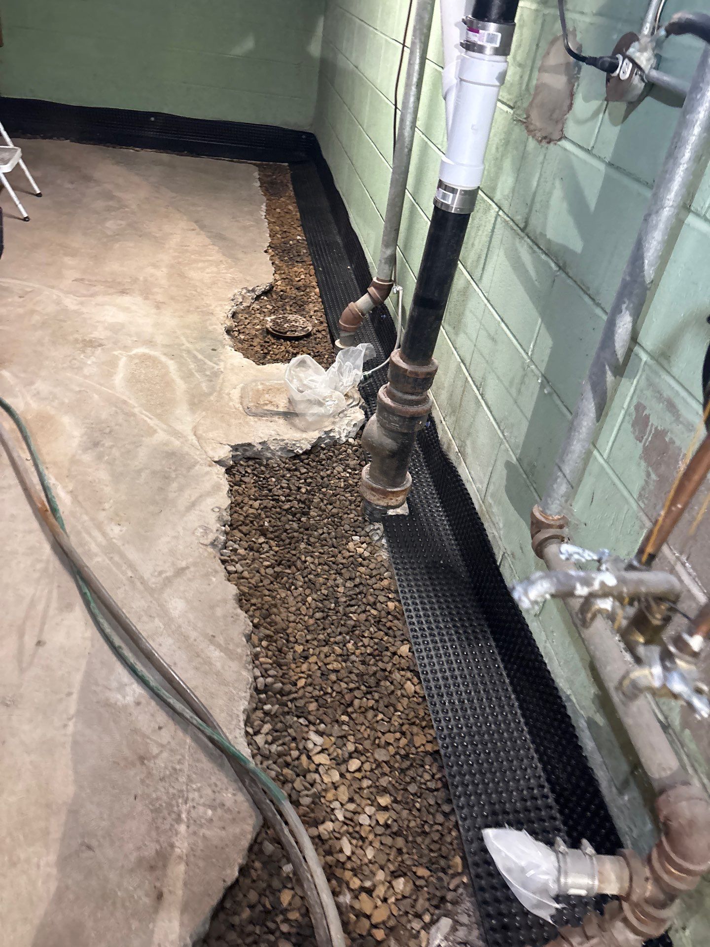 Helping Dan Get Going on His Remodel by Waterproofing Northeast