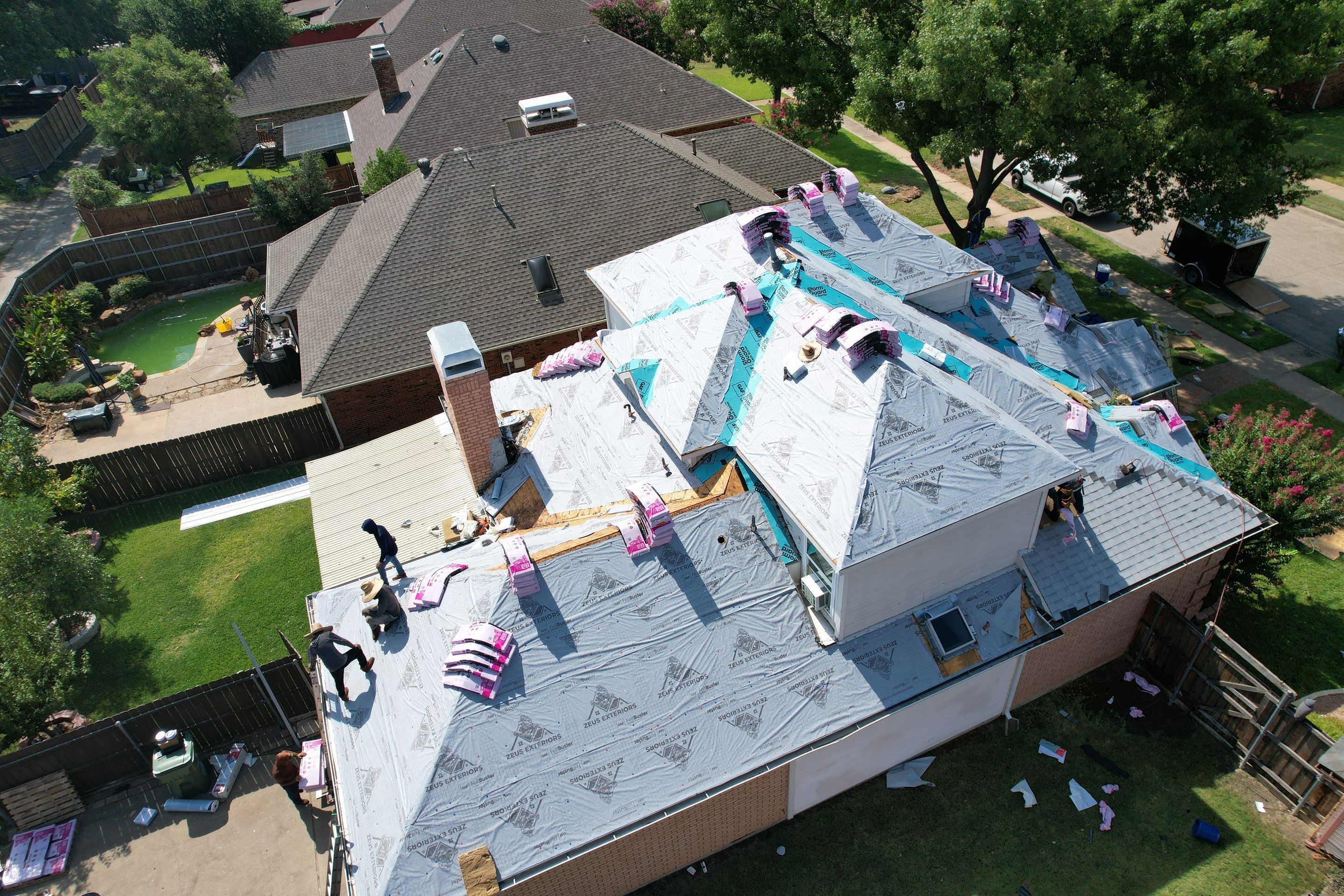 Project in Garland  by Zeus Exteriors