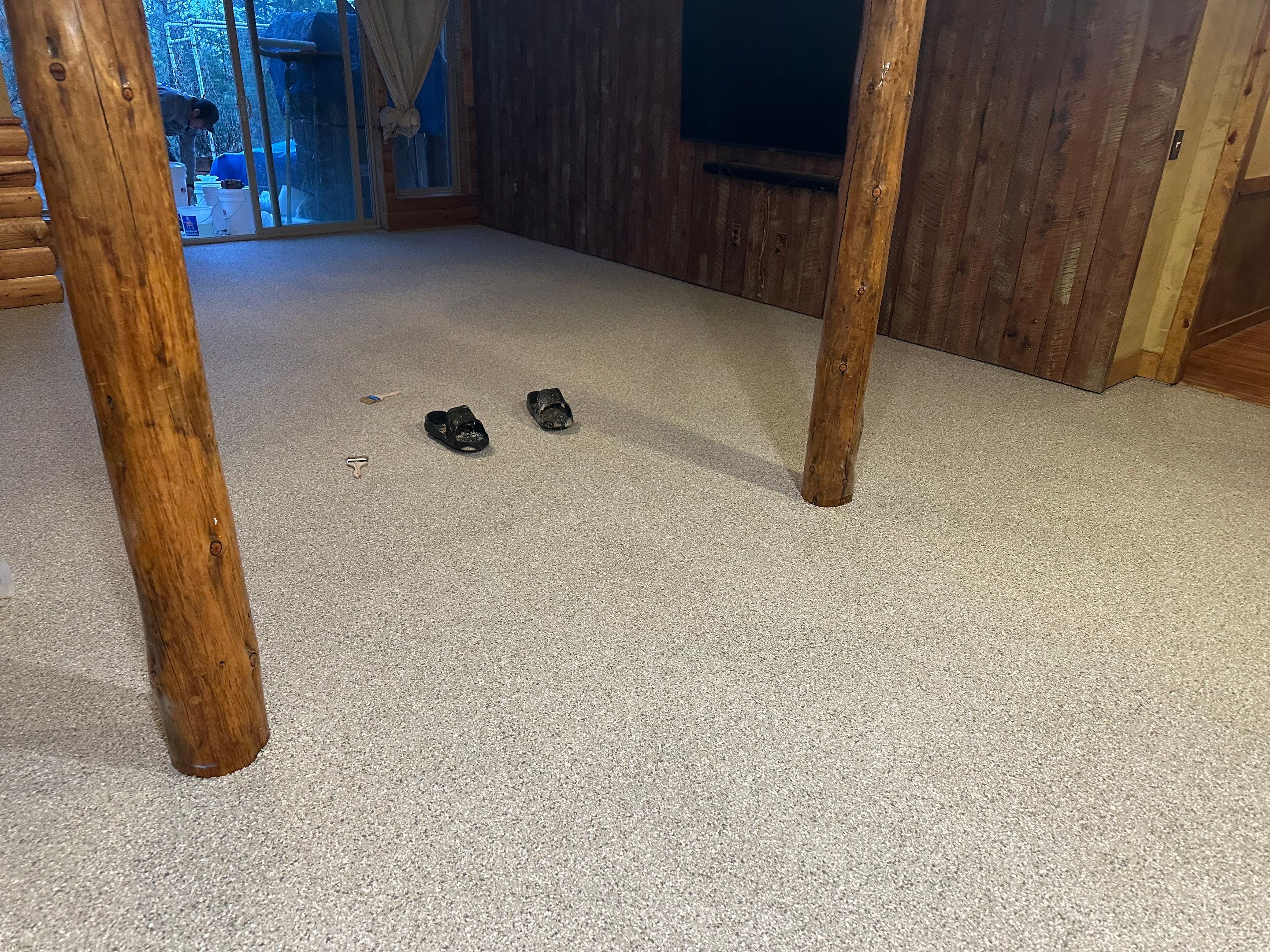 Basement Transformation using Mt Everest by Croc Coatings, LLC