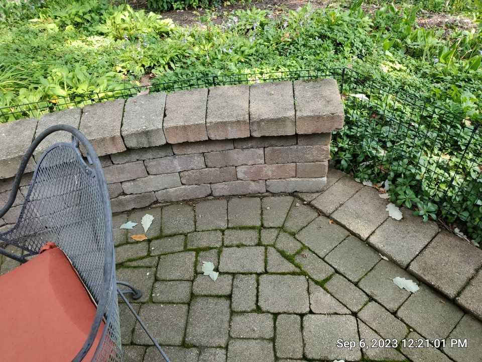 Brick paver clean, sand and seal.  using Surebond SB-1300 by Northern Power Washing LLC.