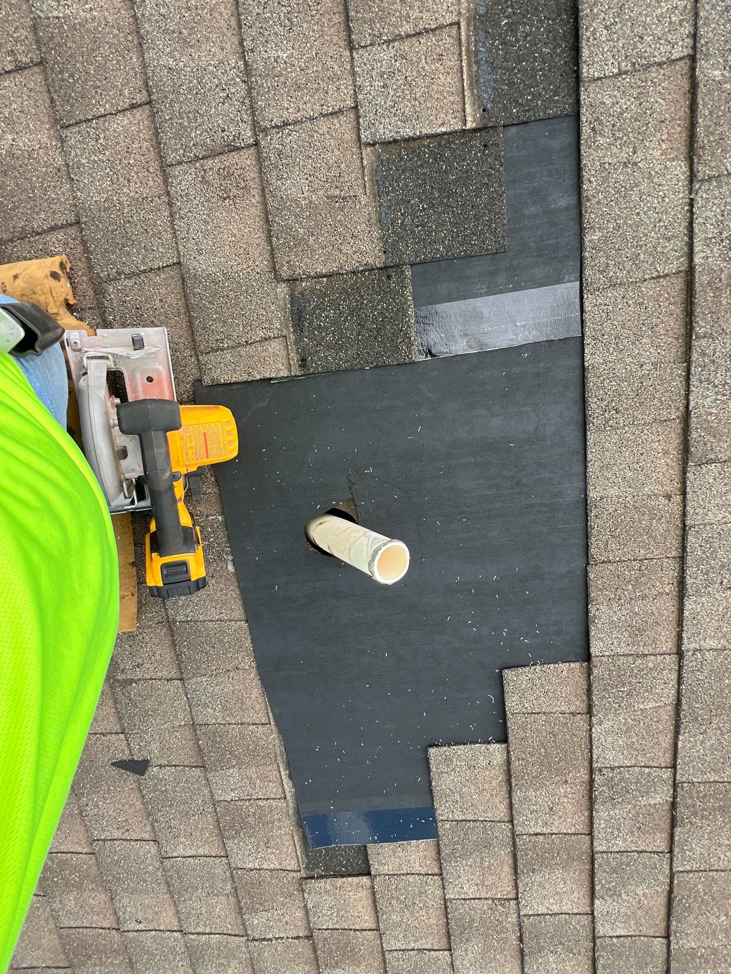 Hail Damage using Owen's Corning Duration (Lifetime) Shingles by Roof Repair Company