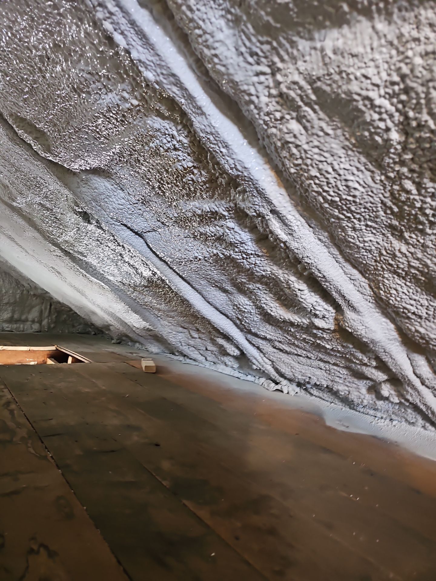 Attic Insulation using Closed Cell Spray Foam by NYS Foam & Energy
