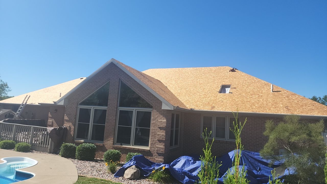 Residential Roofing Installation using GAF Timberline HDZ Weathered Wood by Nitro Roofing and Construction
