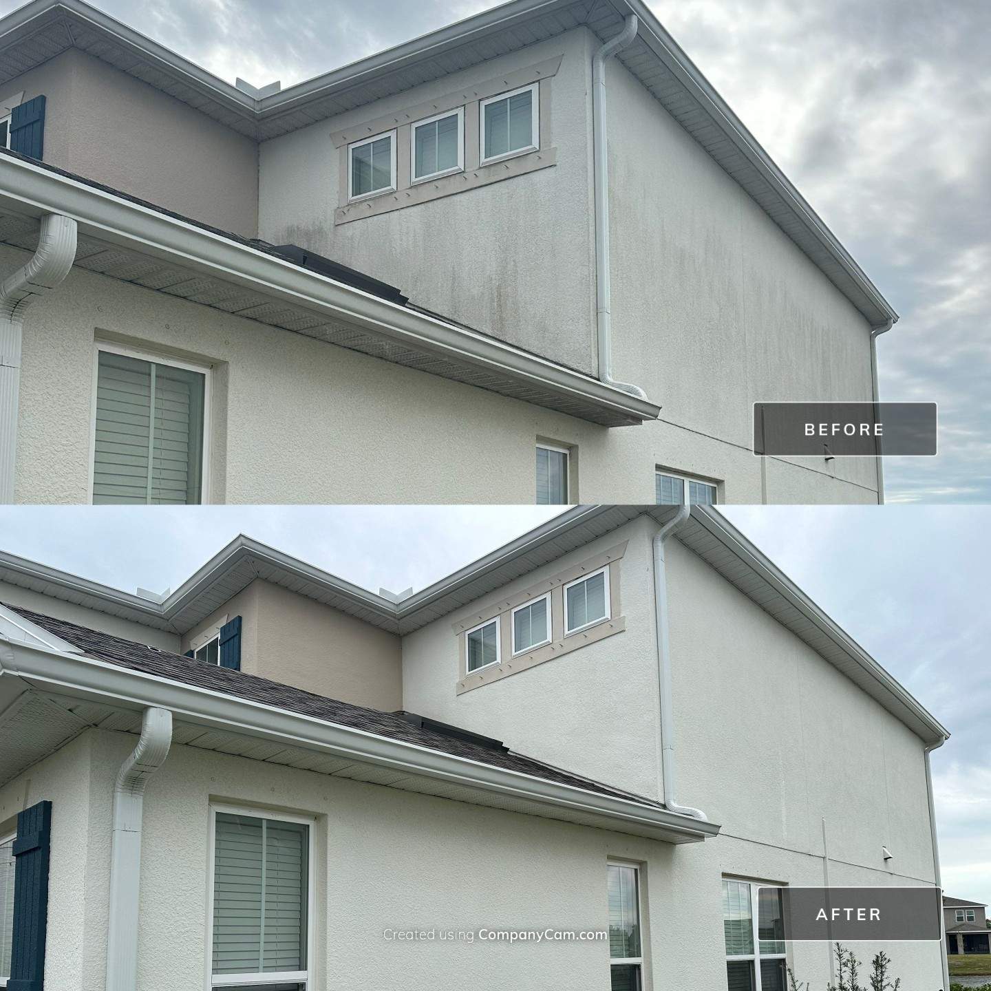 Complete House Wash and Exterior Surface Cleaning in Artisan Lakes Community, Palmetto, FL by Sunshine AquaWash