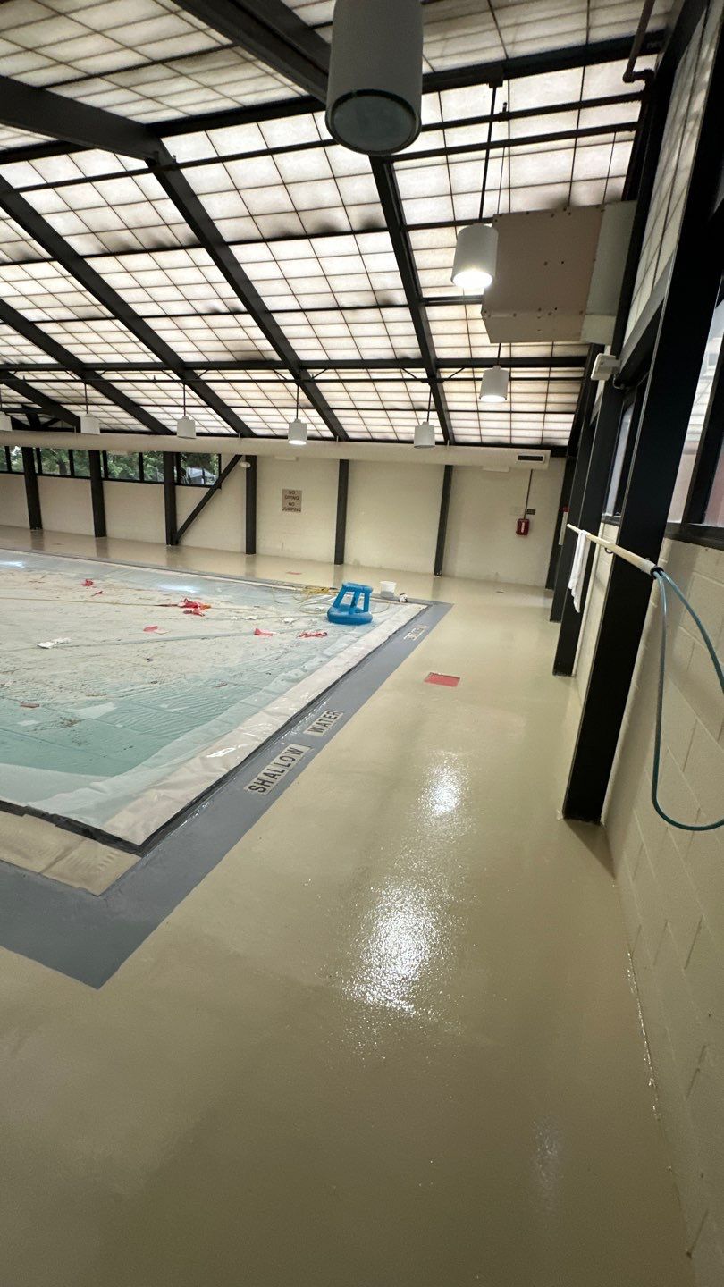 Hotel Pool Deck Project in Cranberry Township by Floors in a Day, Inc