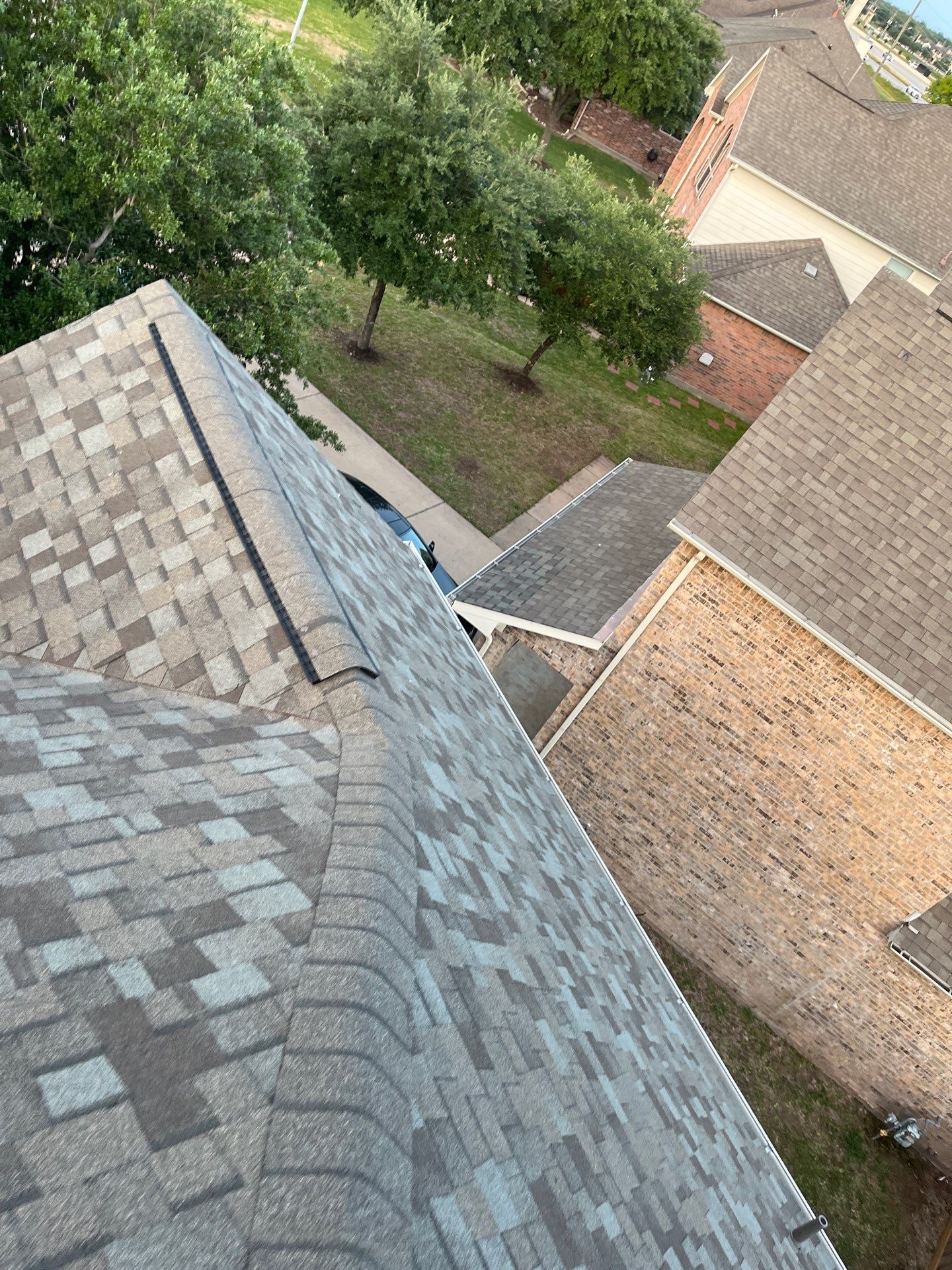 Residential Roofing Installation using Owen's Corning Duration (Lifetime) Shingles by Roof Repair Company