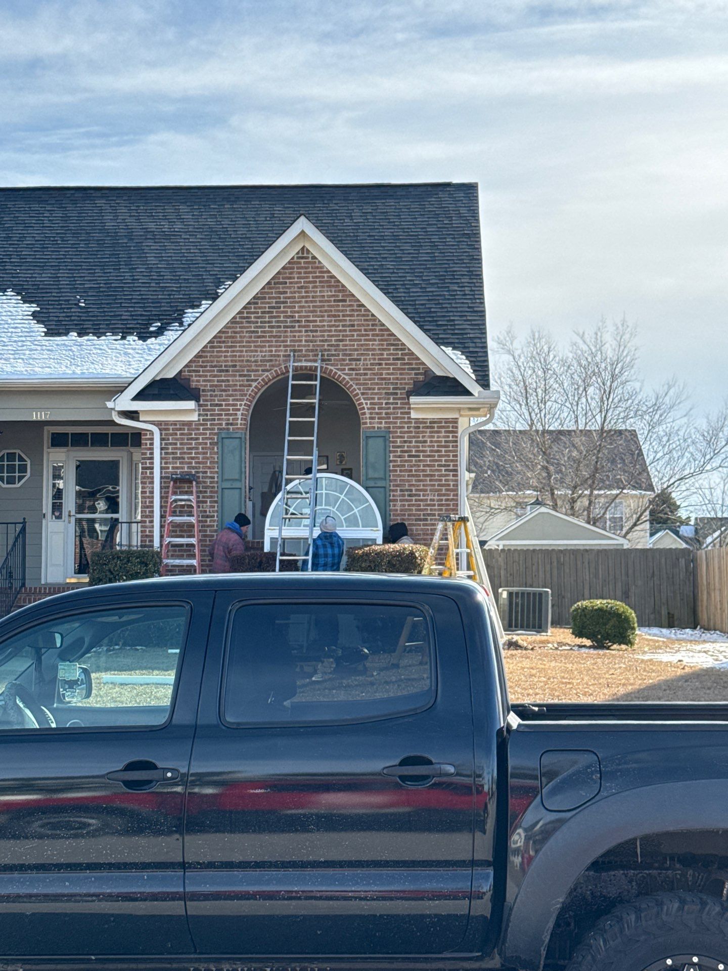 New windows and Exterior Paint by Karcher Roofing & Construction