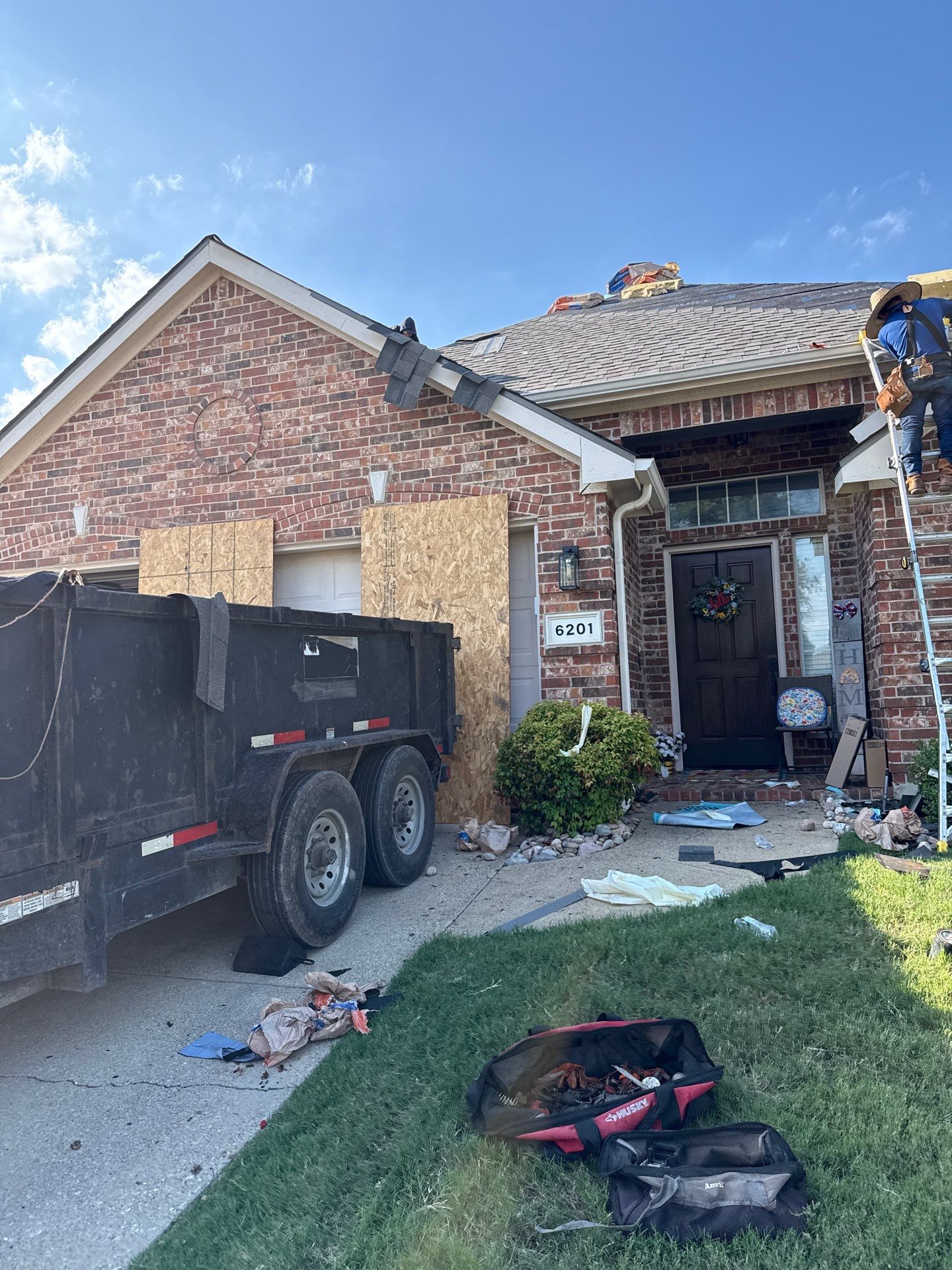 Project in Sachse by Rhino Roofing and General Contracting, LLC