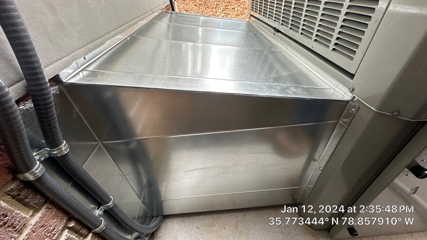 Trane Package Unit Installation by Nick's Mechanical LLC.