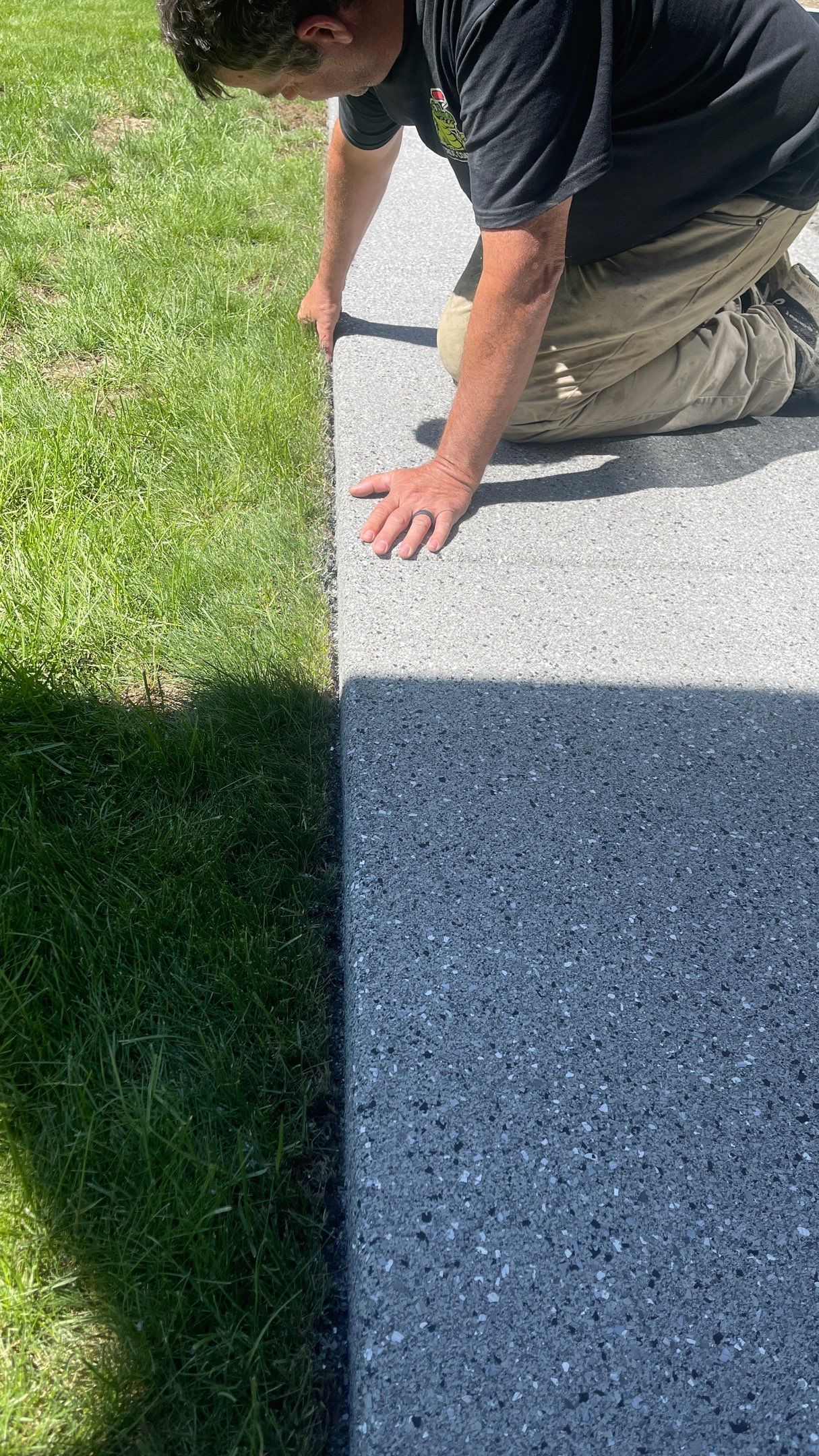 Patio Transformation using Slate Hybrid by Croc Coatings, LLC