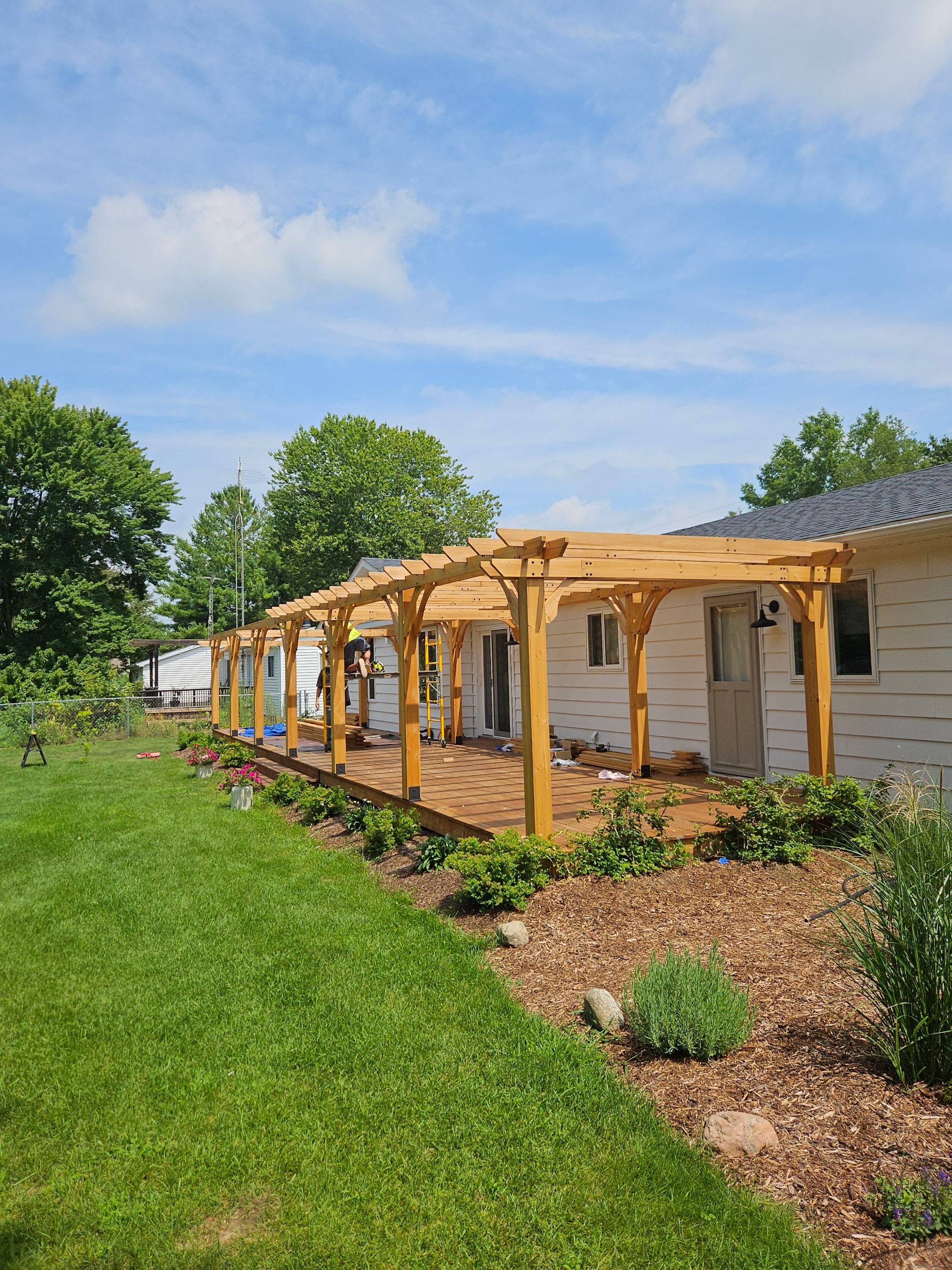 New Pergola by Clark Builders LLC