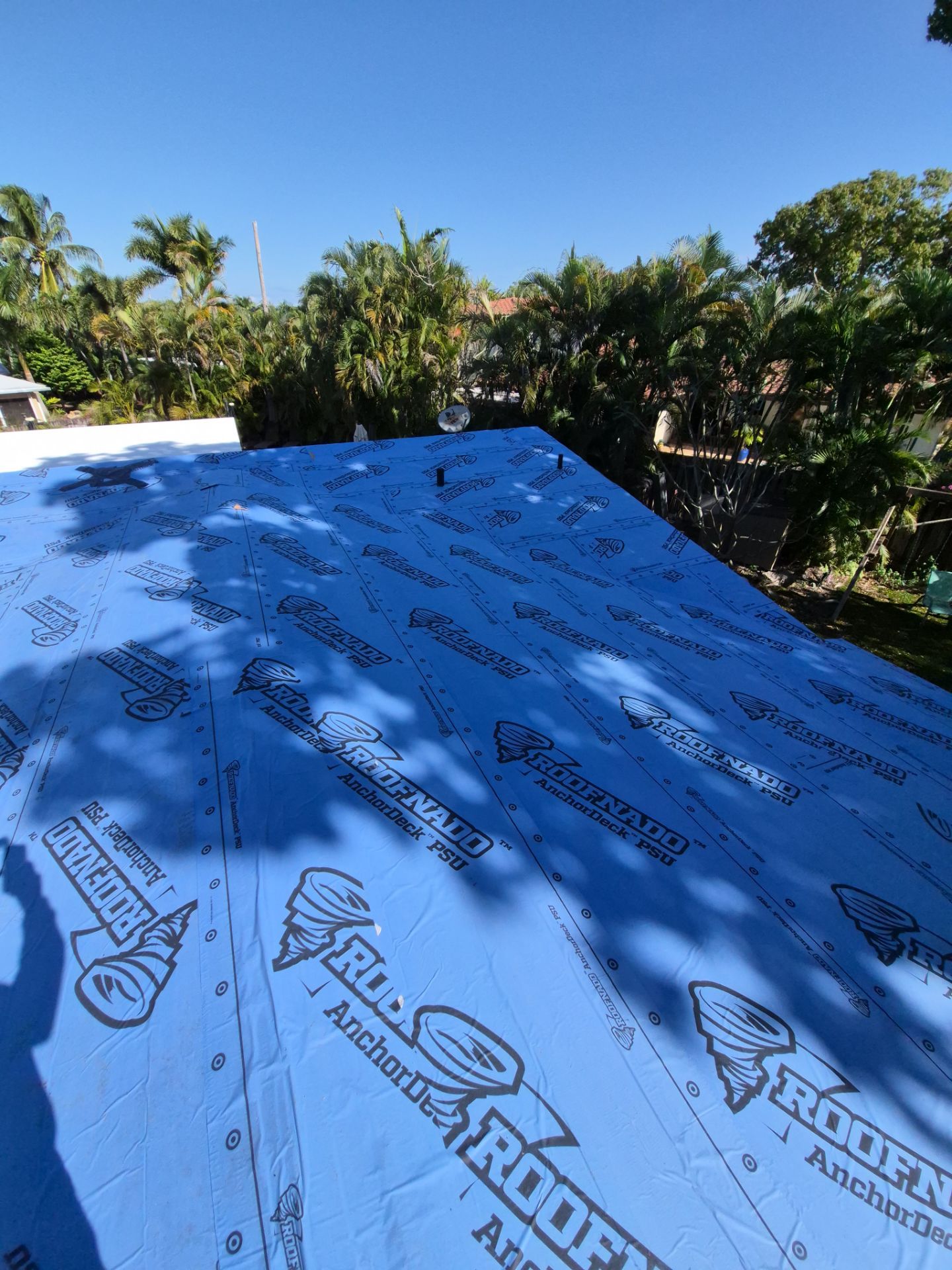 Residential Roofing Installation using 1" Nail strip metal roof by BLUES BROTHERS ROOFING