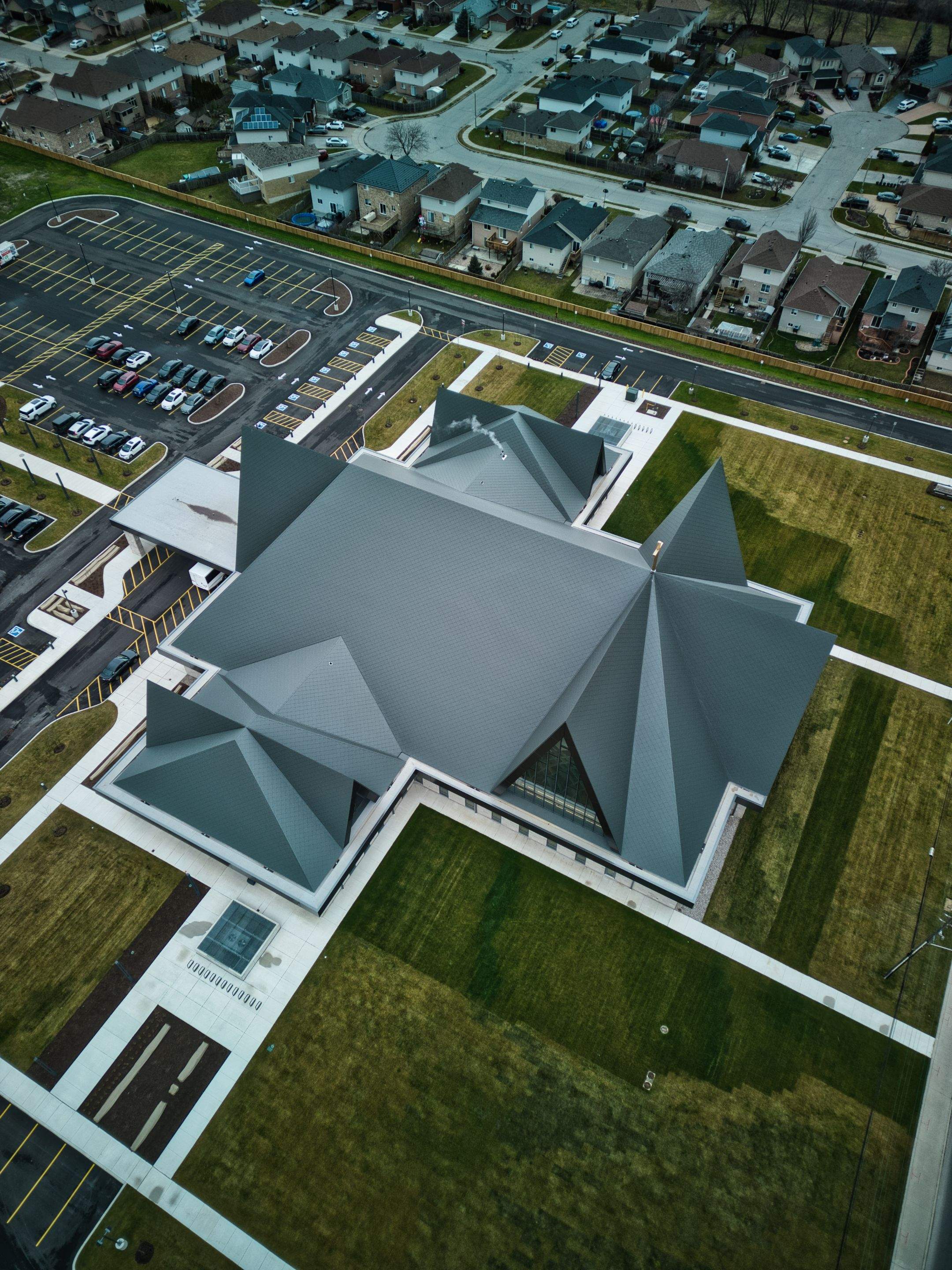 Commercial Roofing Installation using Diamond Tile Metal Shingles , Tpo Flat Roof by Jay Carter Roofing & Sheet Metal