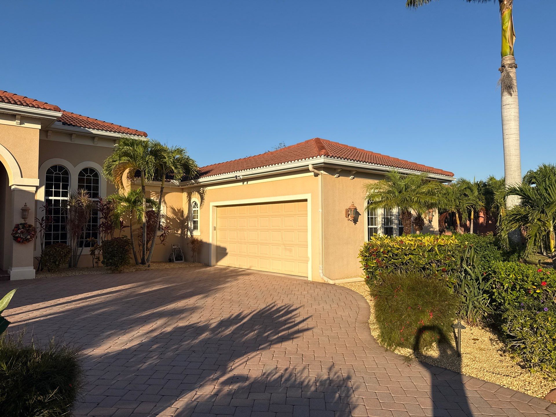 Tile Roof Cleaning & Oil Stain Removal | Tara River Place, Bradenton FL by Sunshine AquaWash