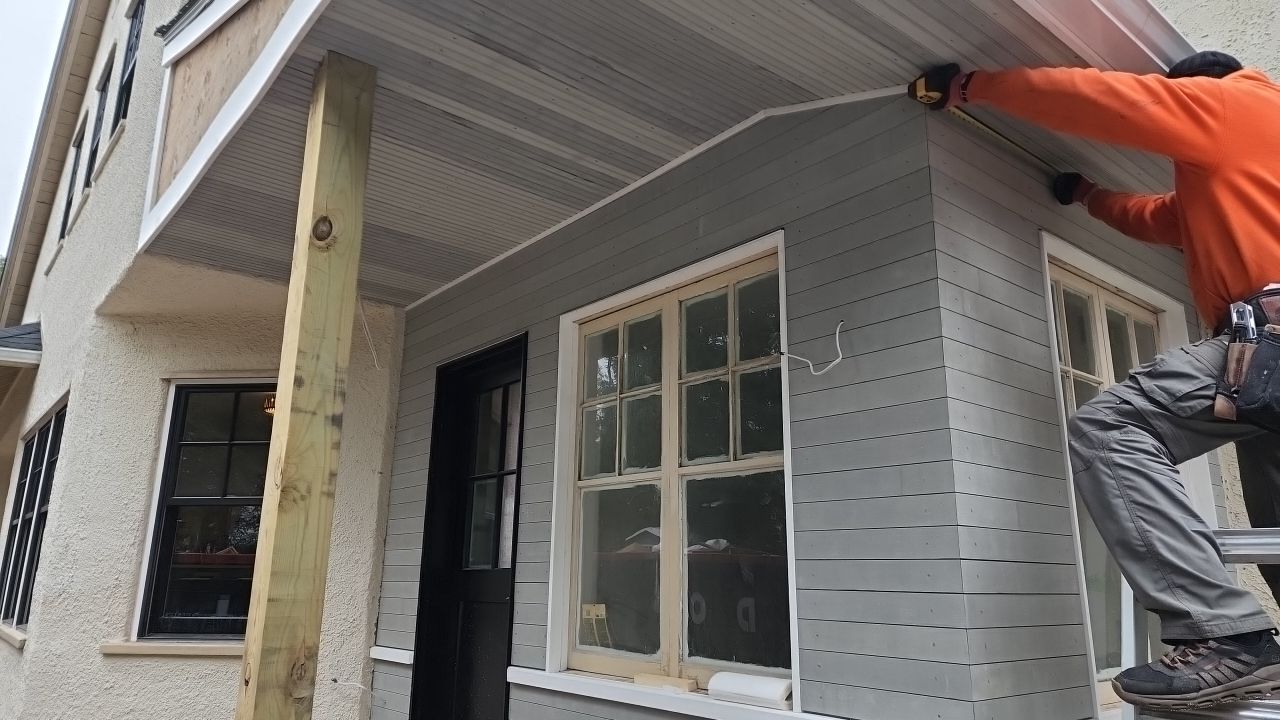 In progress: Exterior renovation in Wellesley MA by UBrothers Construction